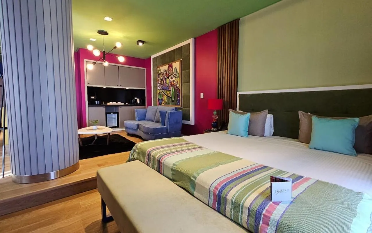 Bed in HOTEL KONKE MAR DEL PLATA