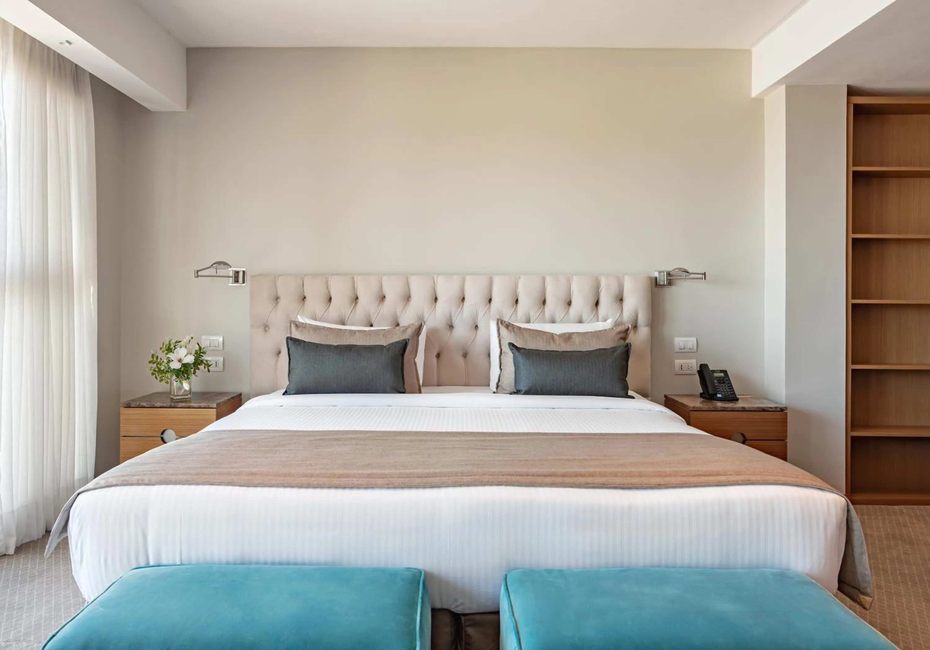 Bed in HOTEL KONKE MAR DEL PLATA