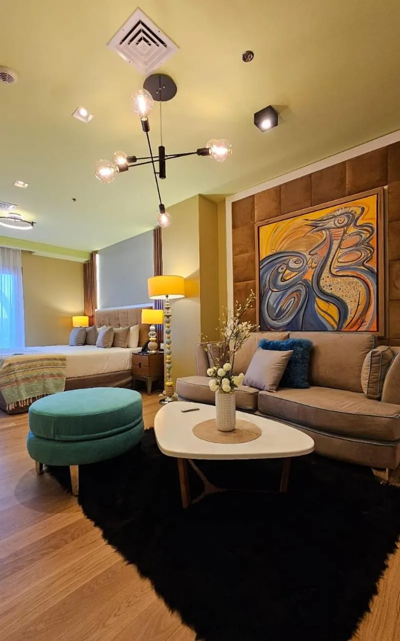 Bed in HOTEL KONKE MAR DEL PLATA