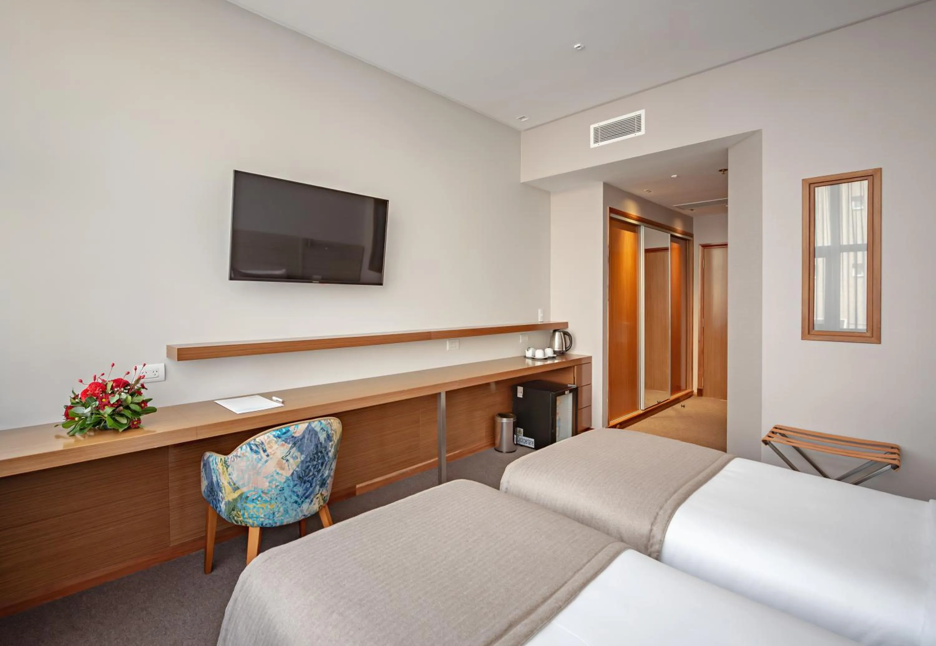 Bed in HOTEL KONKE MAR DEL PLATA