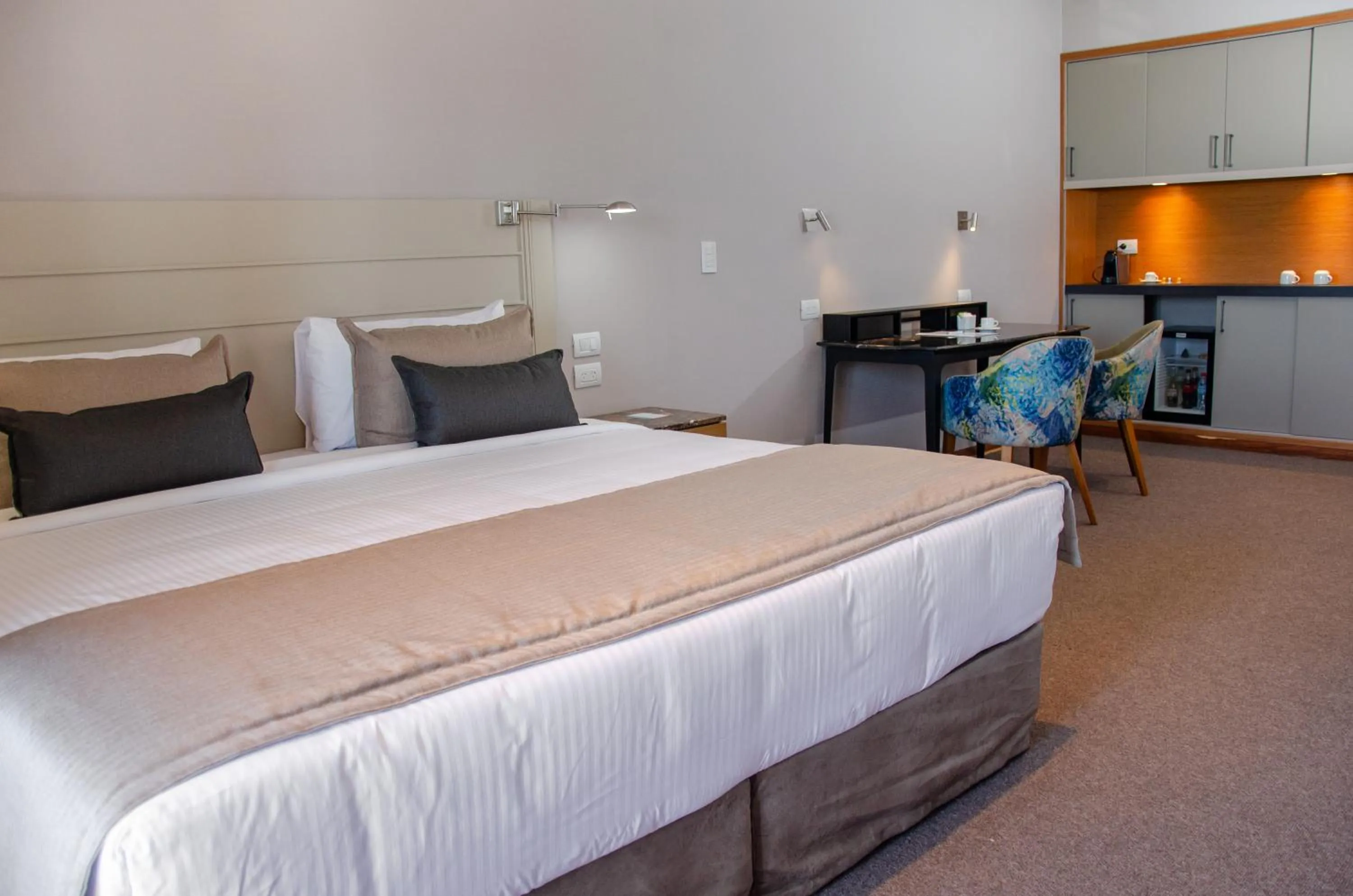 Bed in HOTEL KONKE MAR DEL PLATA