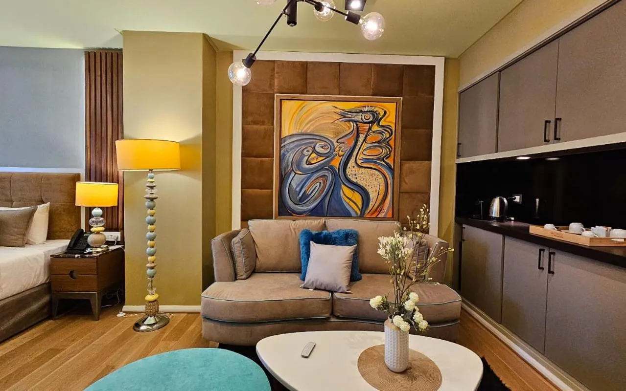 Bed in HOTEL KONKE MAR DEL PLATA