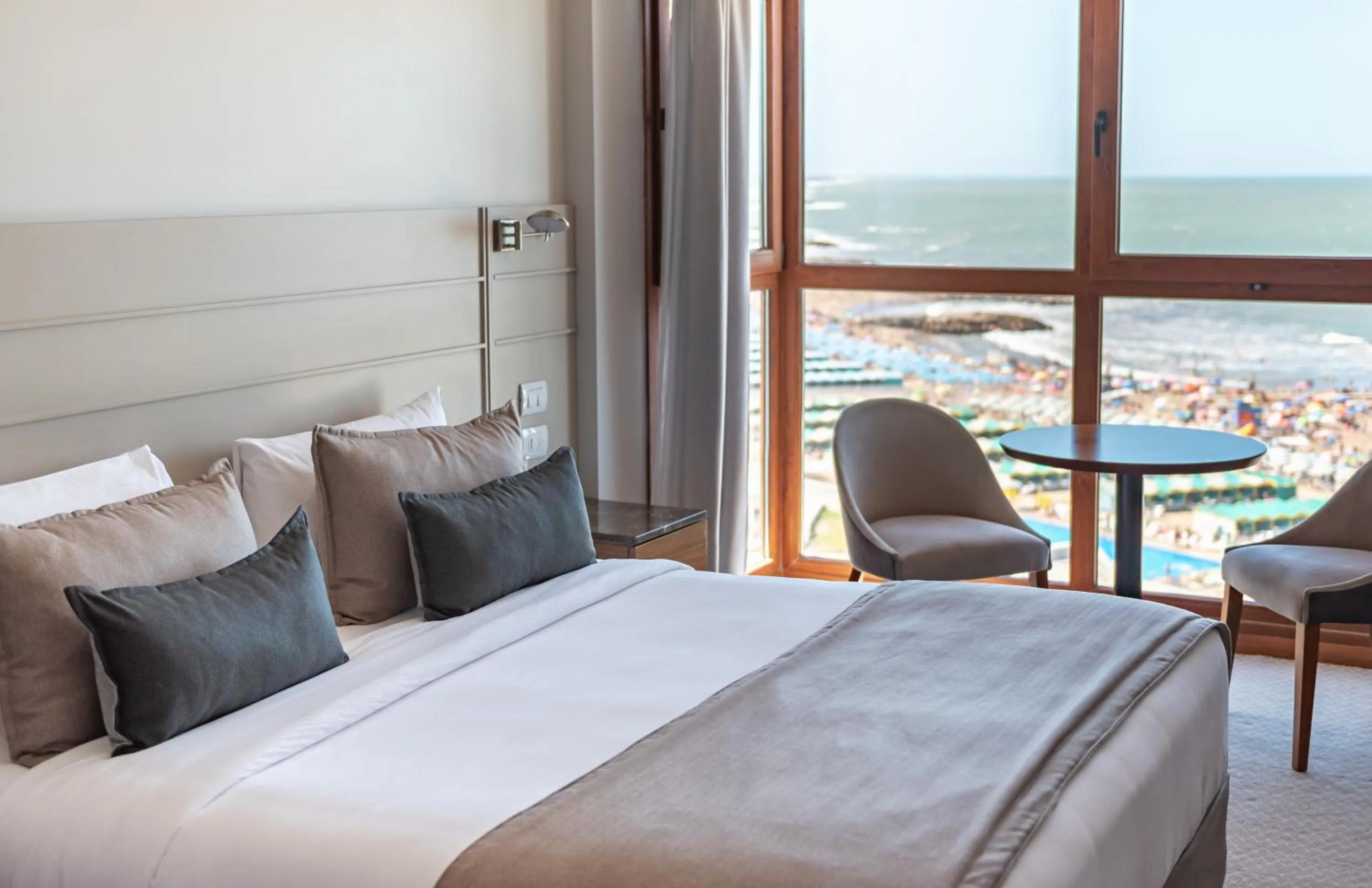 Bed in HOTEL KONKE MAR DEL PLATA