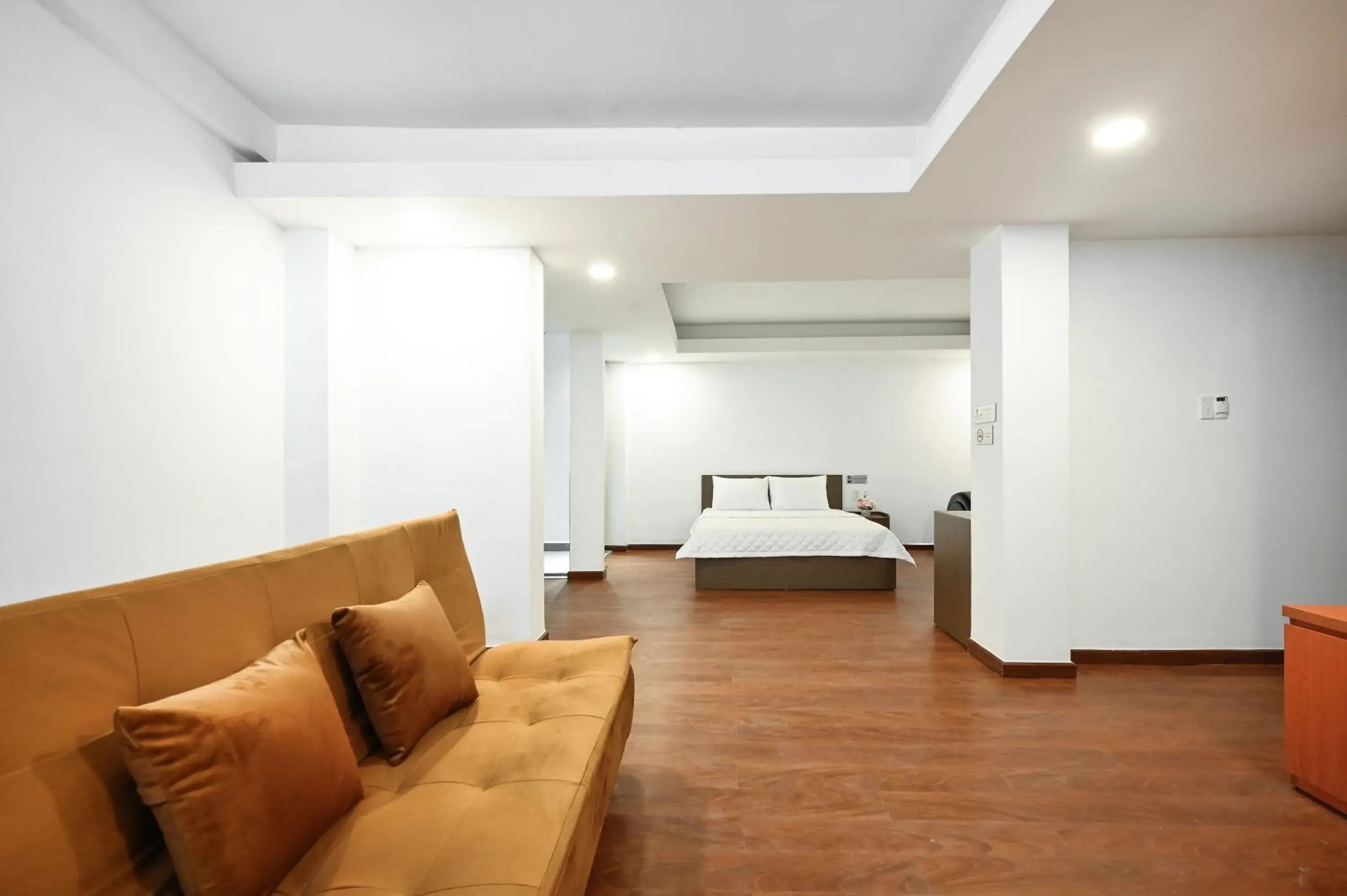 Photo of the whole room, Bed in YoKo Airport Saigon Hotel Photo of the whole room, Bed in YoKo Airport Saigon Hotel