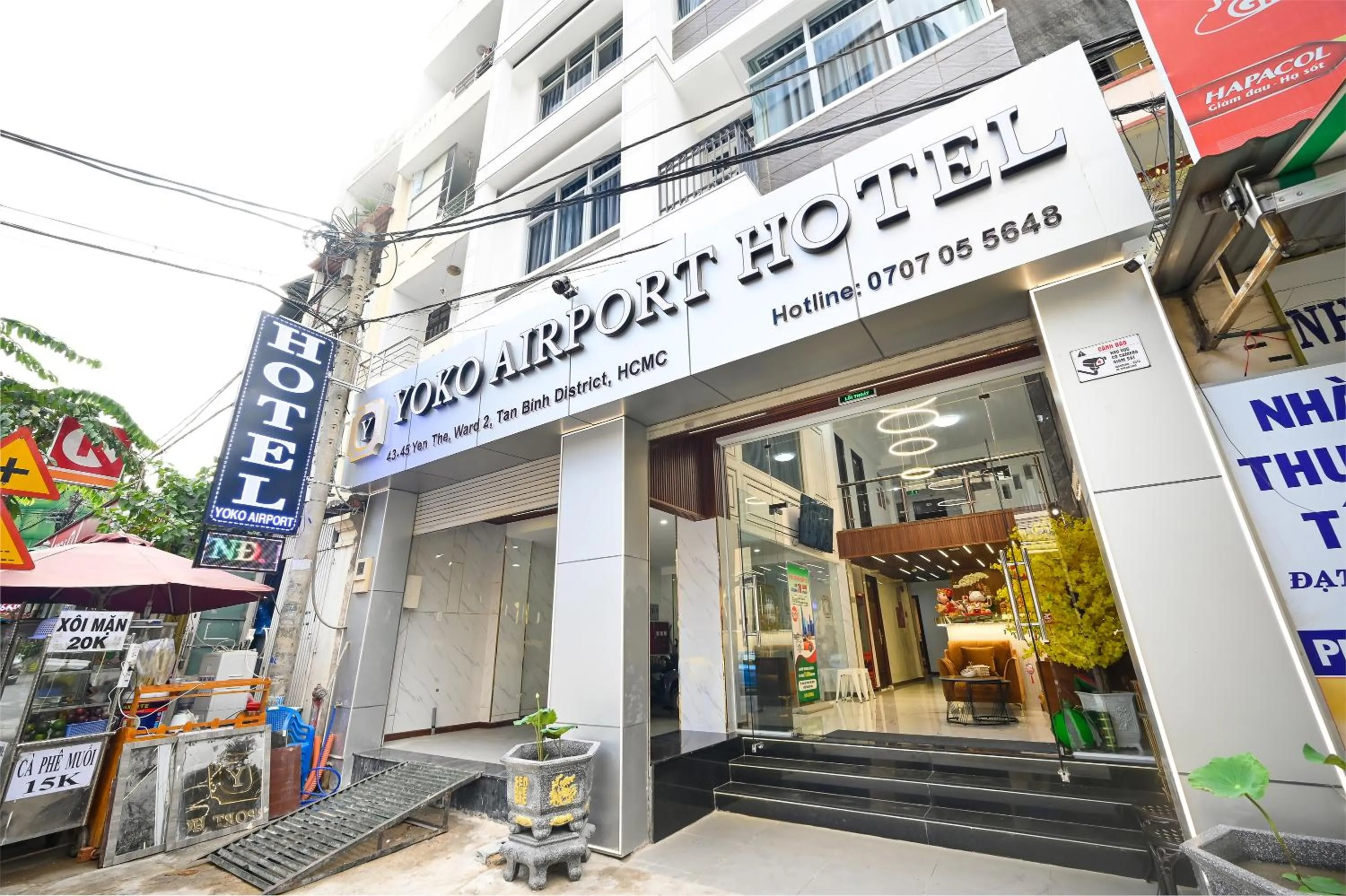 Property building in YoKo Airport Saigon Hotel