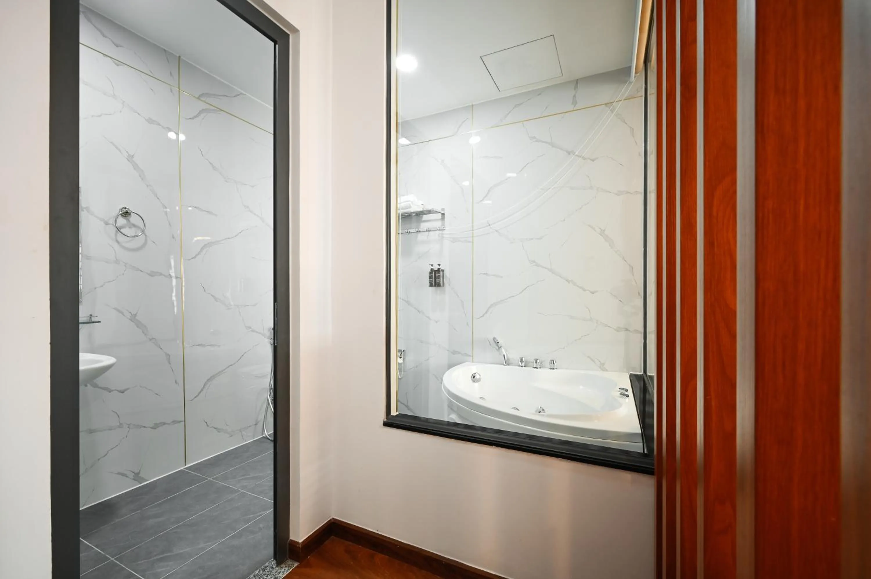 Bathroom in YoKo Airport Saigon Hotel