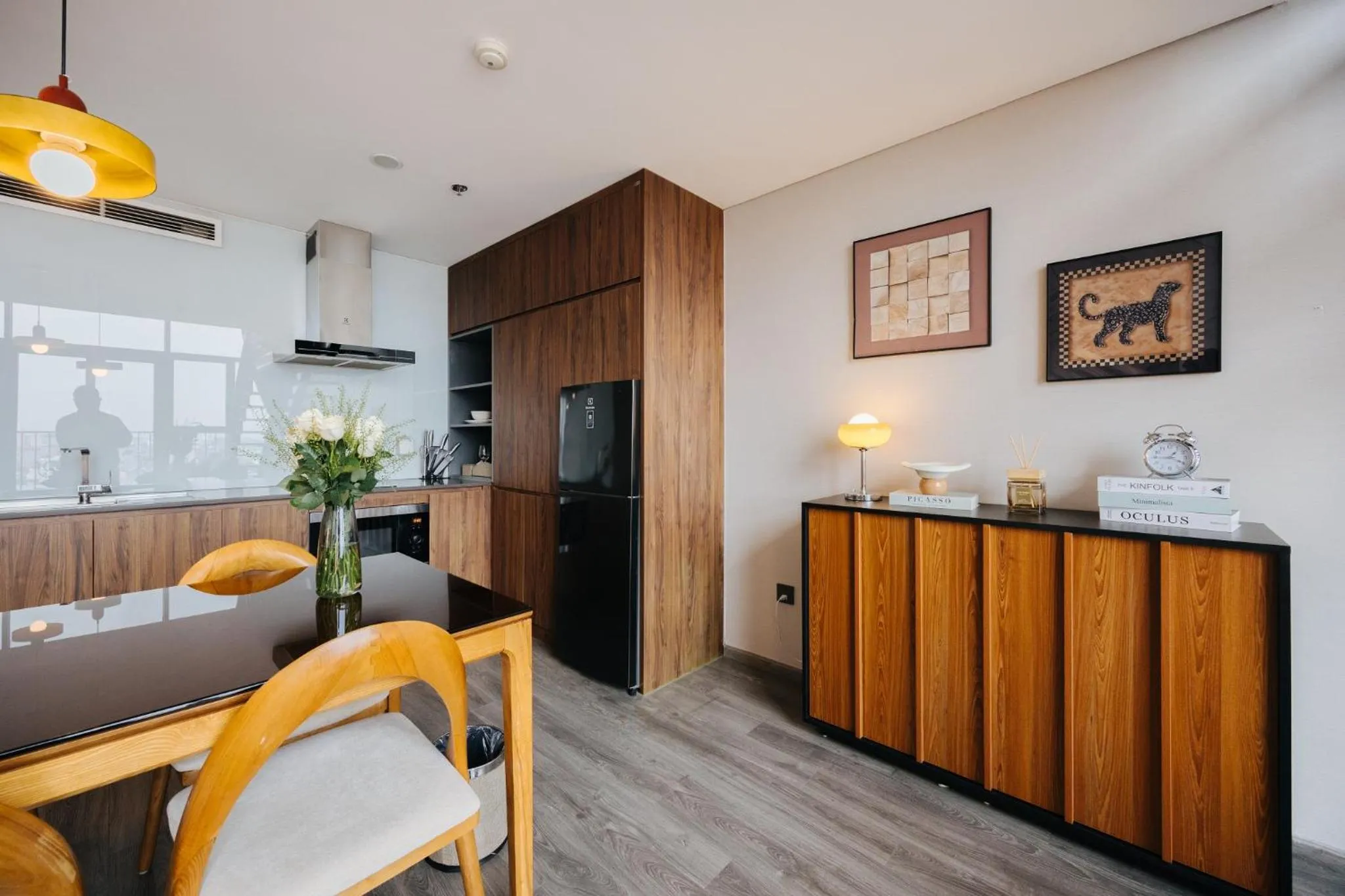 Kitchen or kitchenette in PentStudio Duplex Apartment