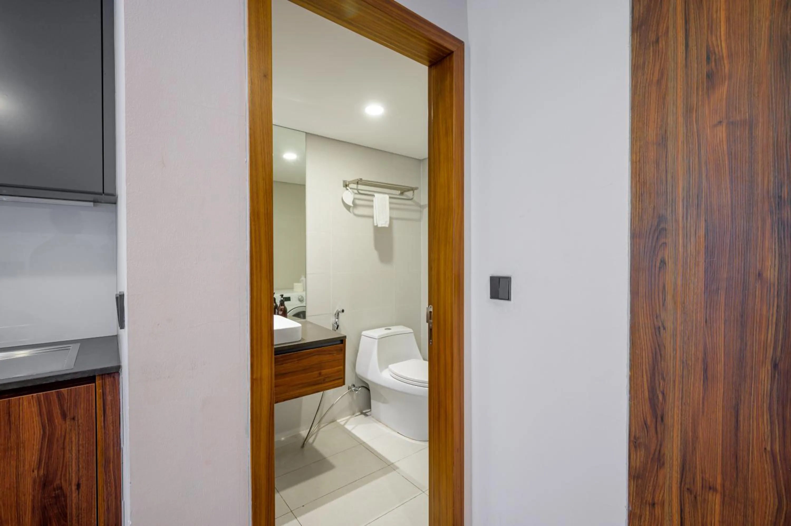 Toilet in PentStudio Duplex Apartment