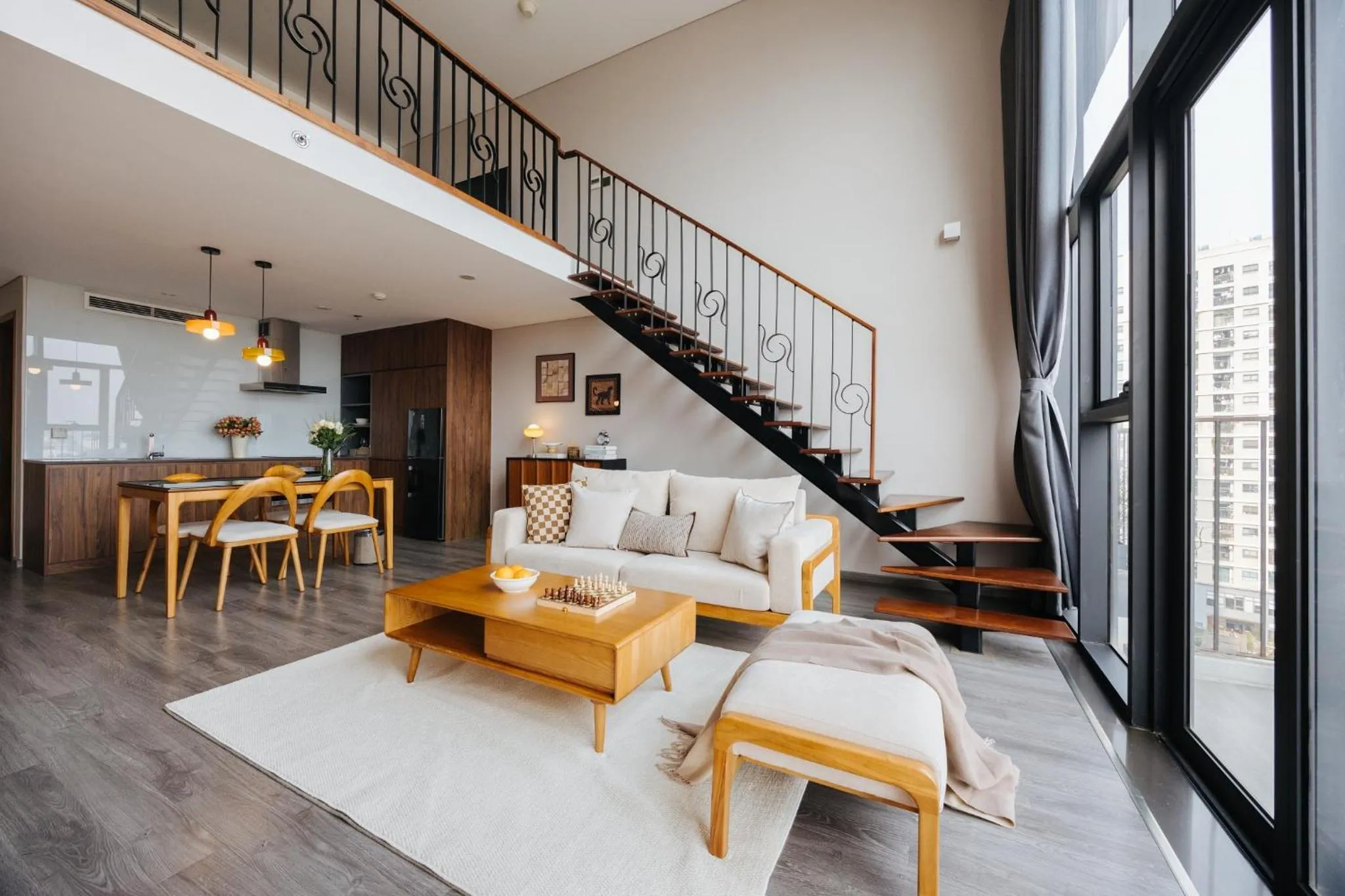 Living room in PentStudio Duplex Apartment
