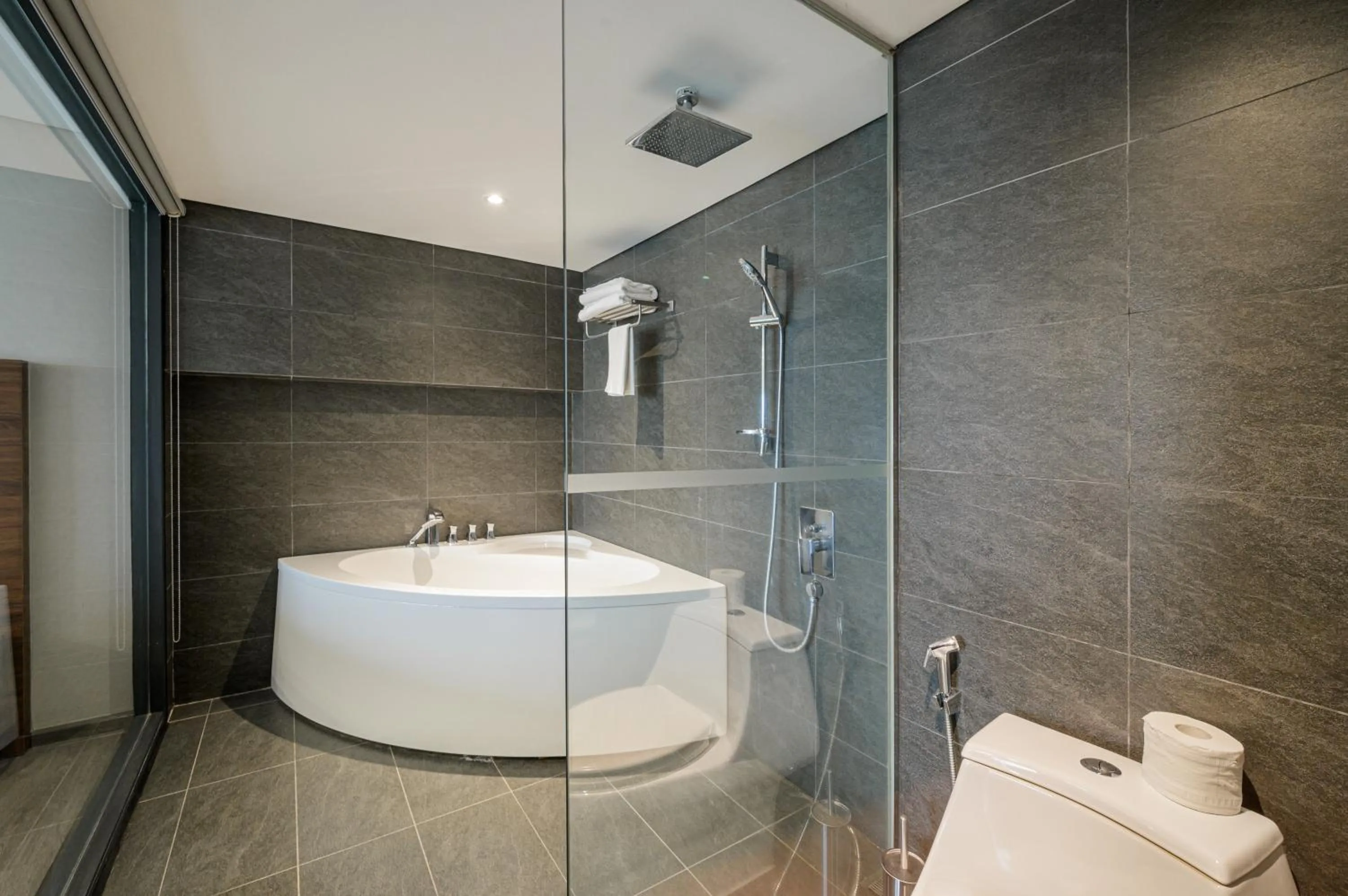 Shower in PentStudio Duplex Apartment