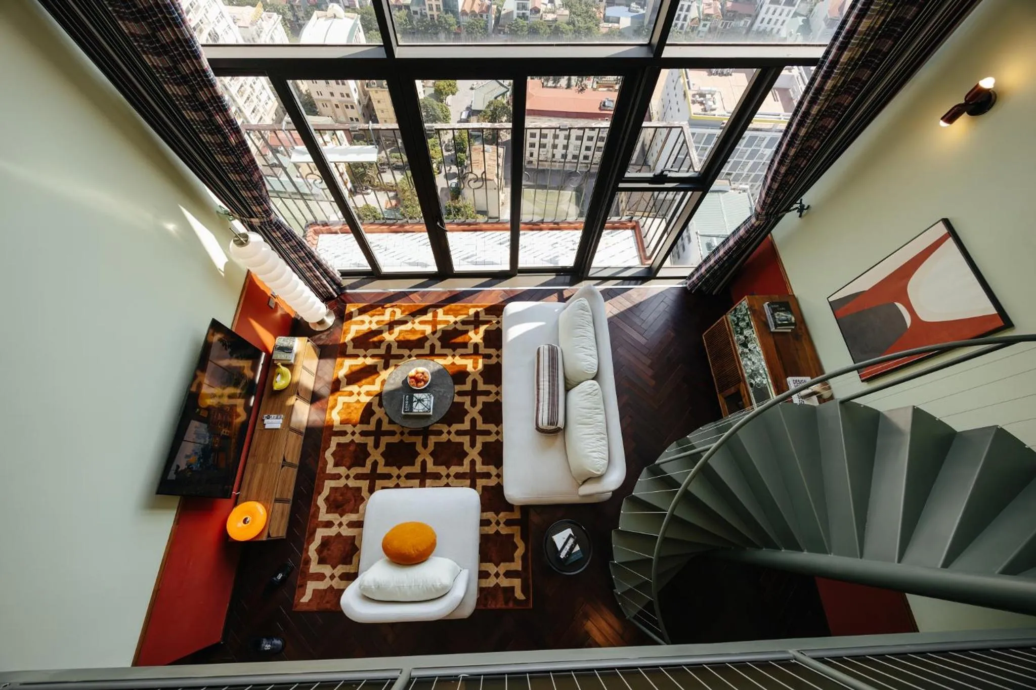 Living room in PentStudio Duplex Apartment