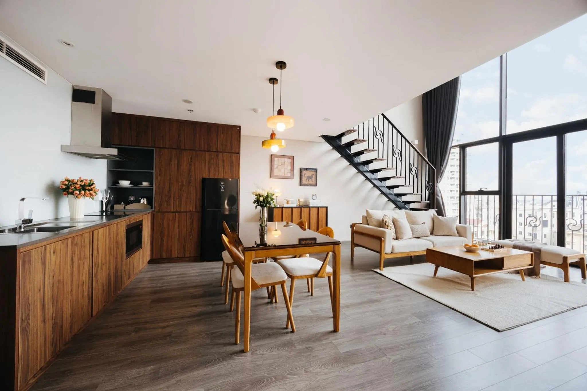 TV and multimedia in PentStudio Duplex Apartment