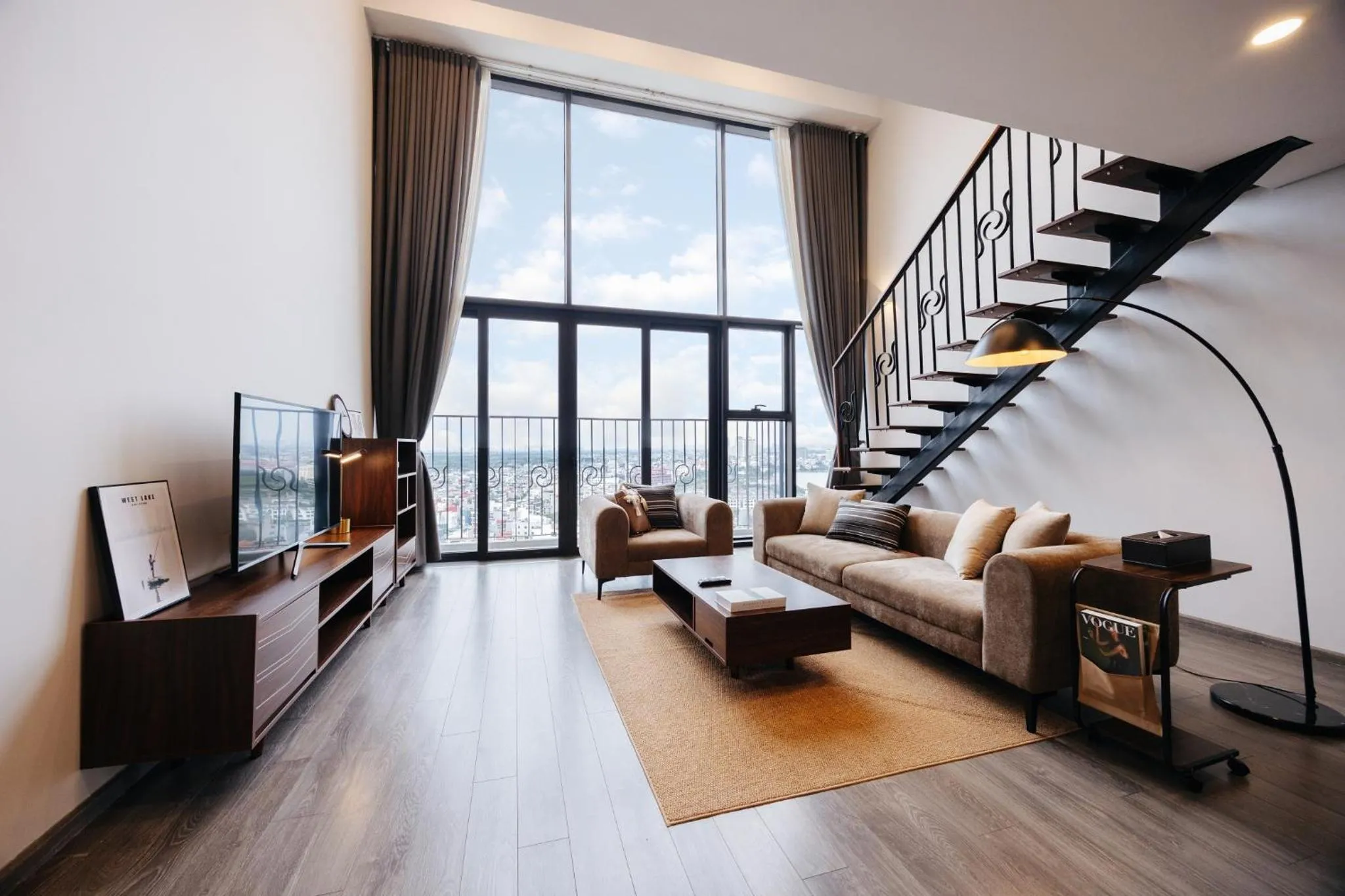 Living room in PentStudio Duplex Apartment