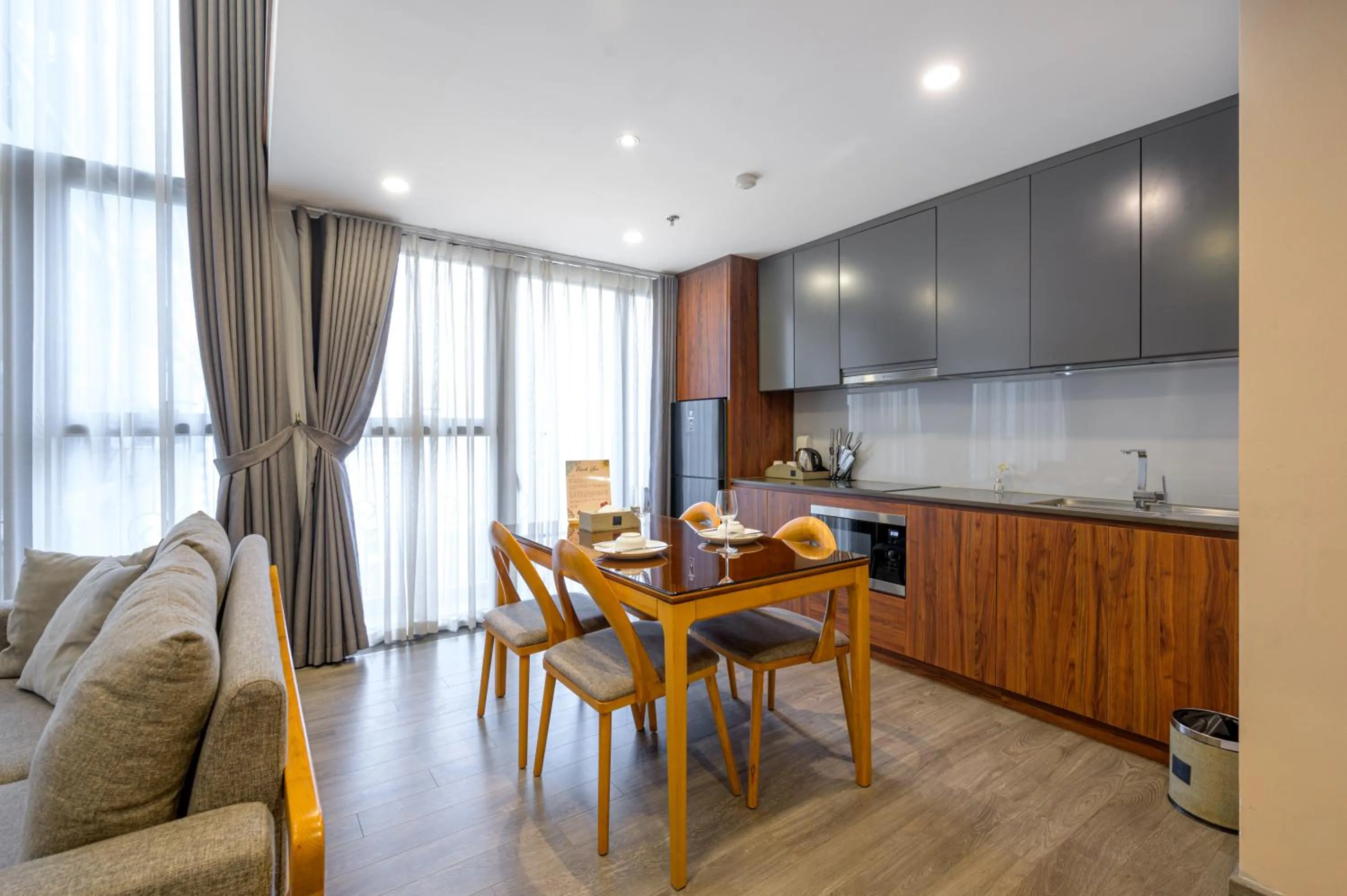 Kitchen or kitchenette in PentStudio Duplex Apartment