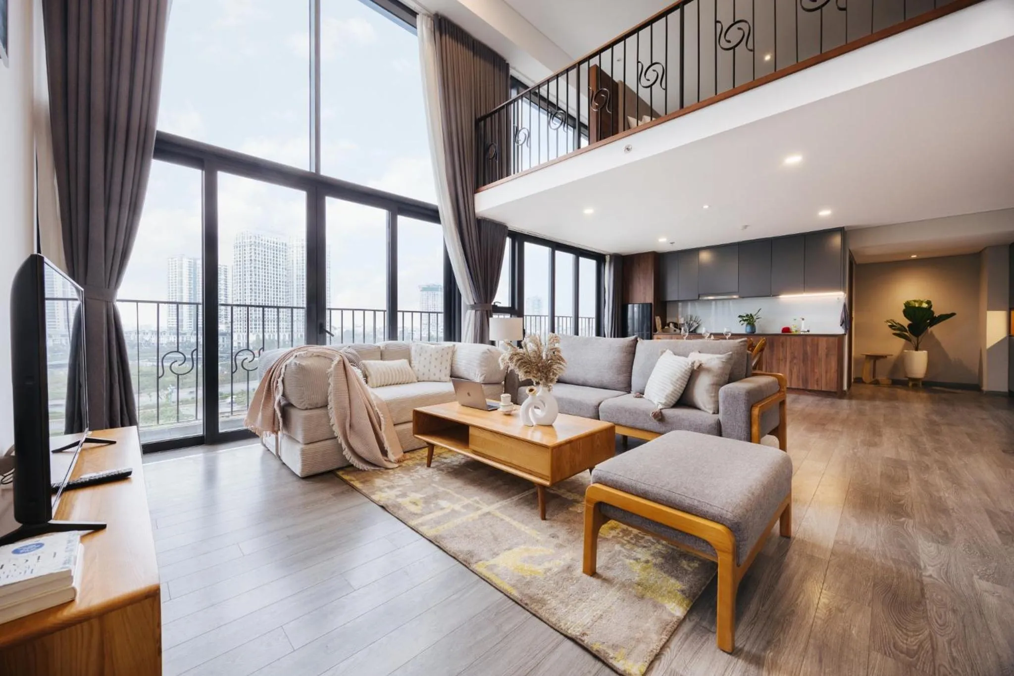 View (from property/room) in PentStudio Duplex Apartment