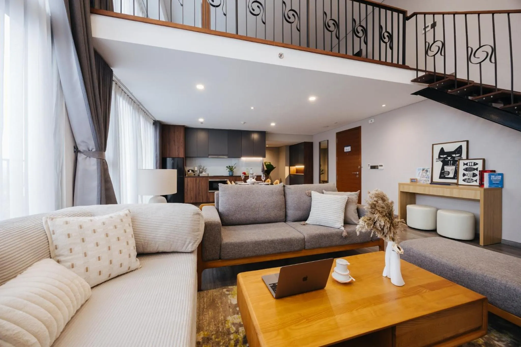 Living room in PentStudio Duplex Apartment