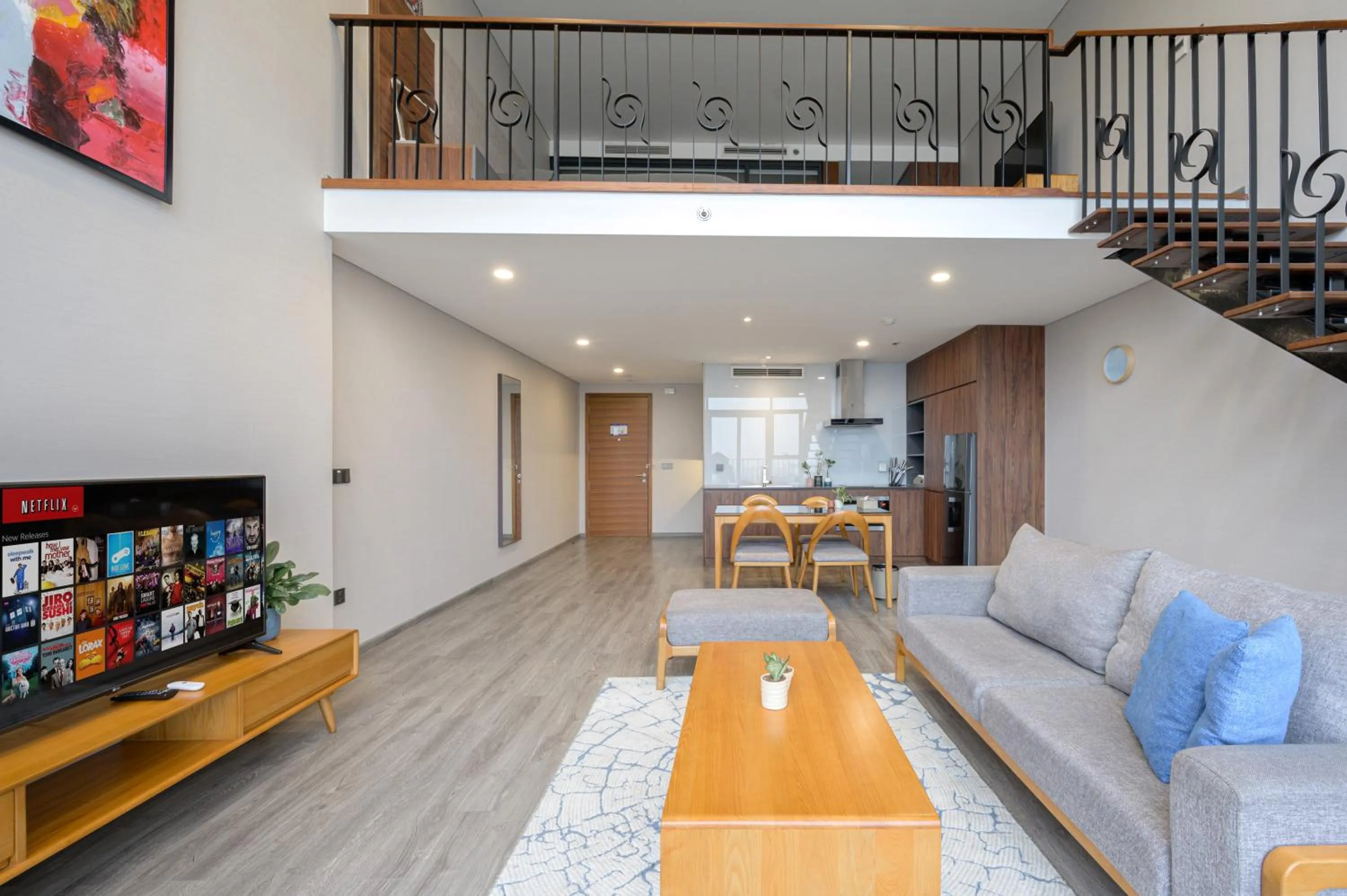 Living room in PentStudio Duplex Apartment