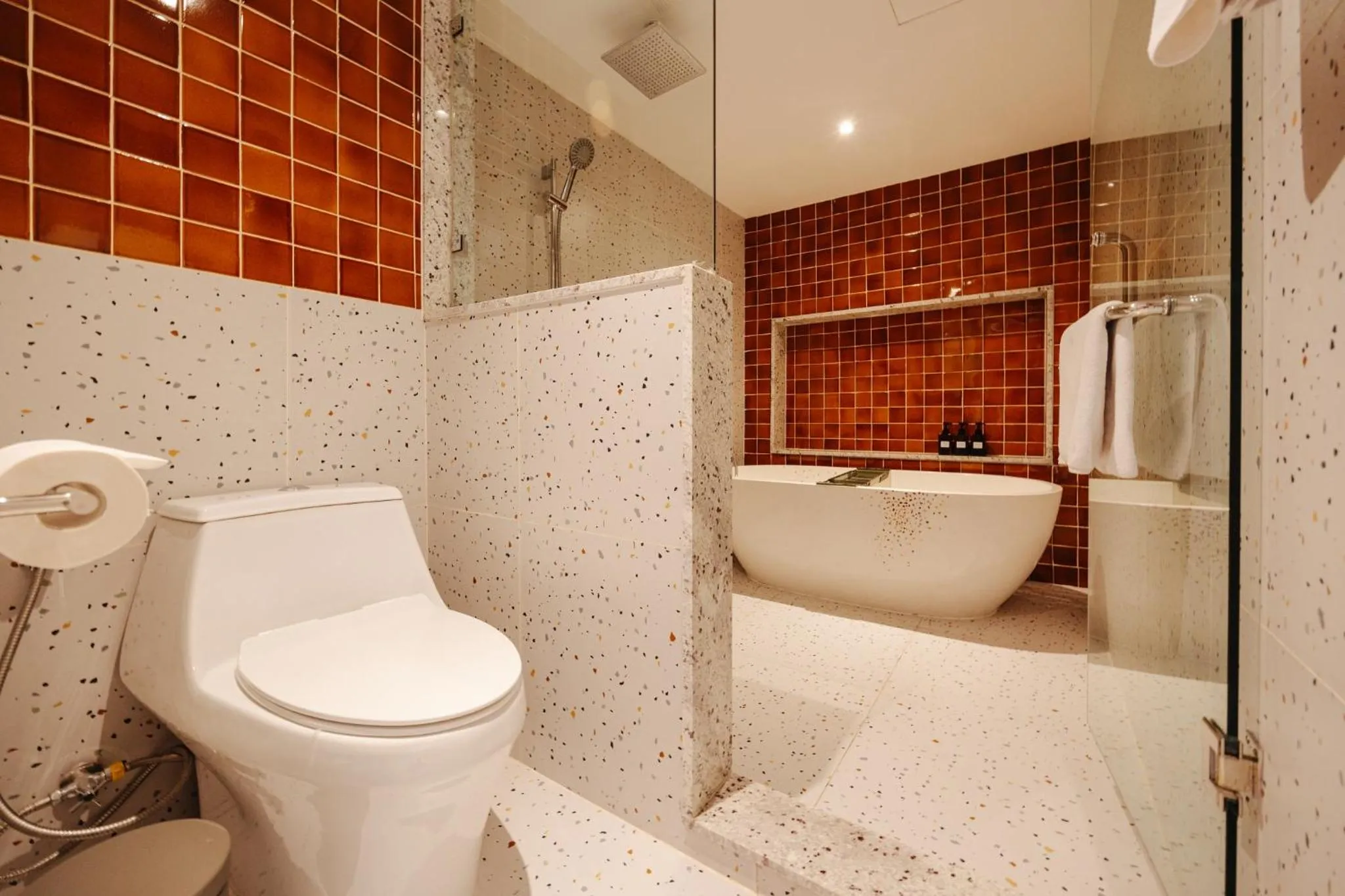 Shower in PentStudio Duplex Apartment