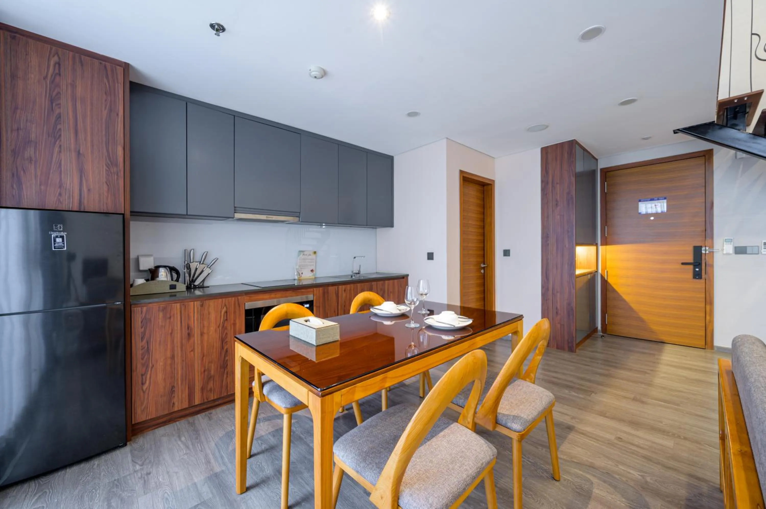 Kitchen or kitchenette in PentStudio Duplex Apartment