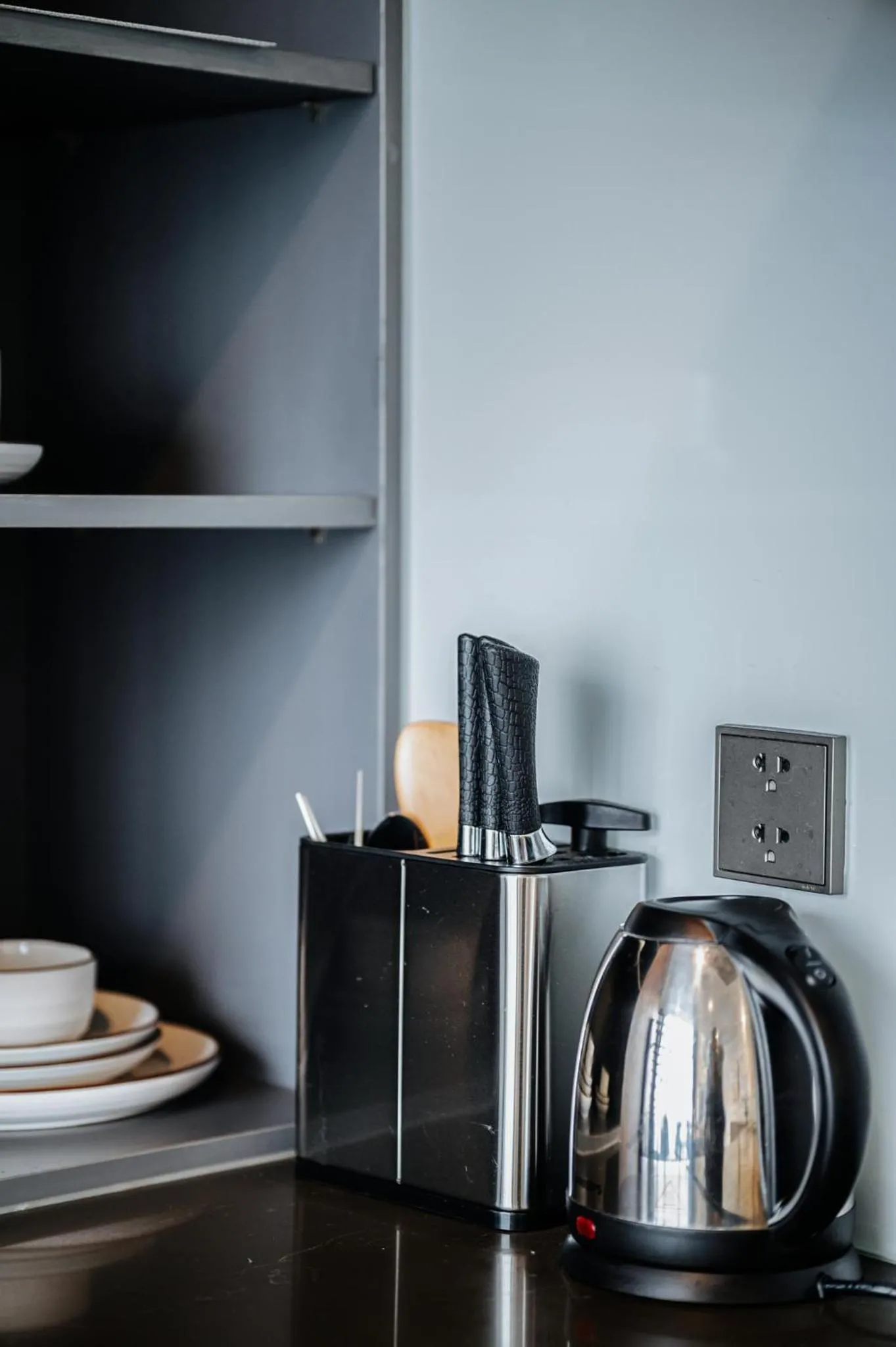 Kitchen or kitchenette in PentStudio Duplex Apartment