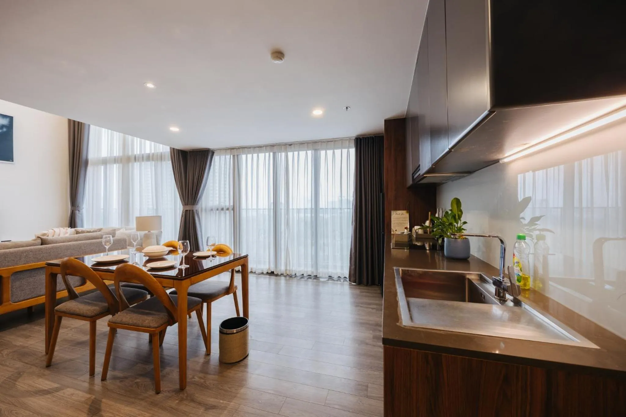Kitchen or kitchenette in PentStudio Duplex Apartment