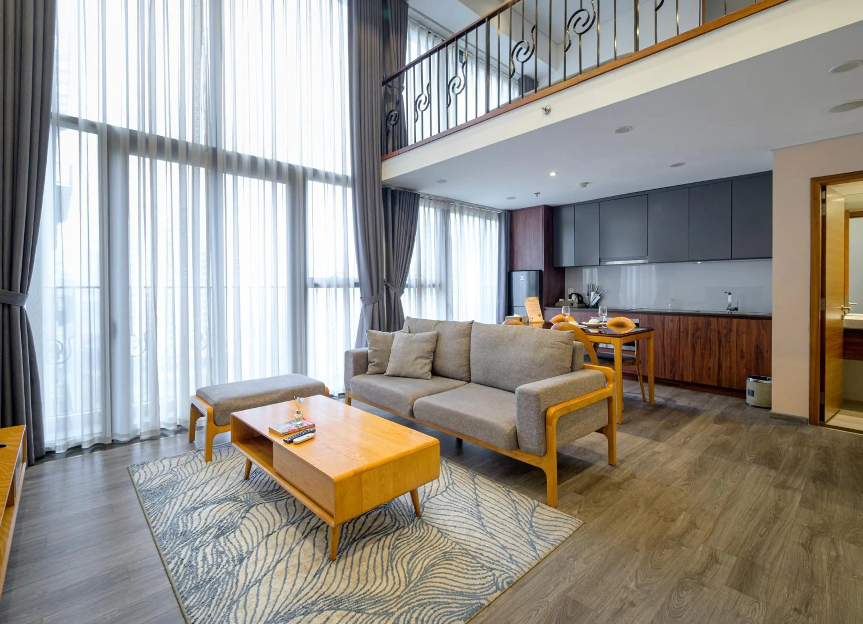 Living room in PentStudio Duplex Apartment