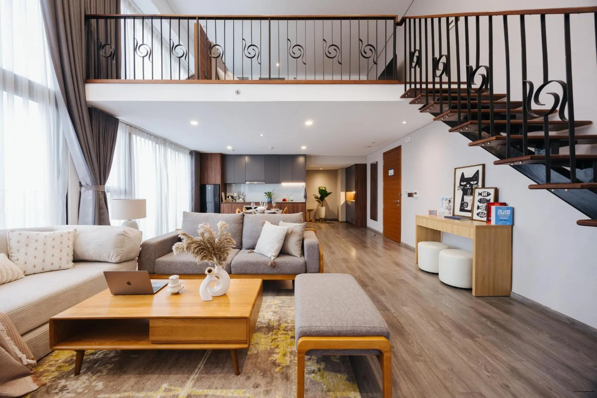 Living room in PentStudio Duplex Apartment