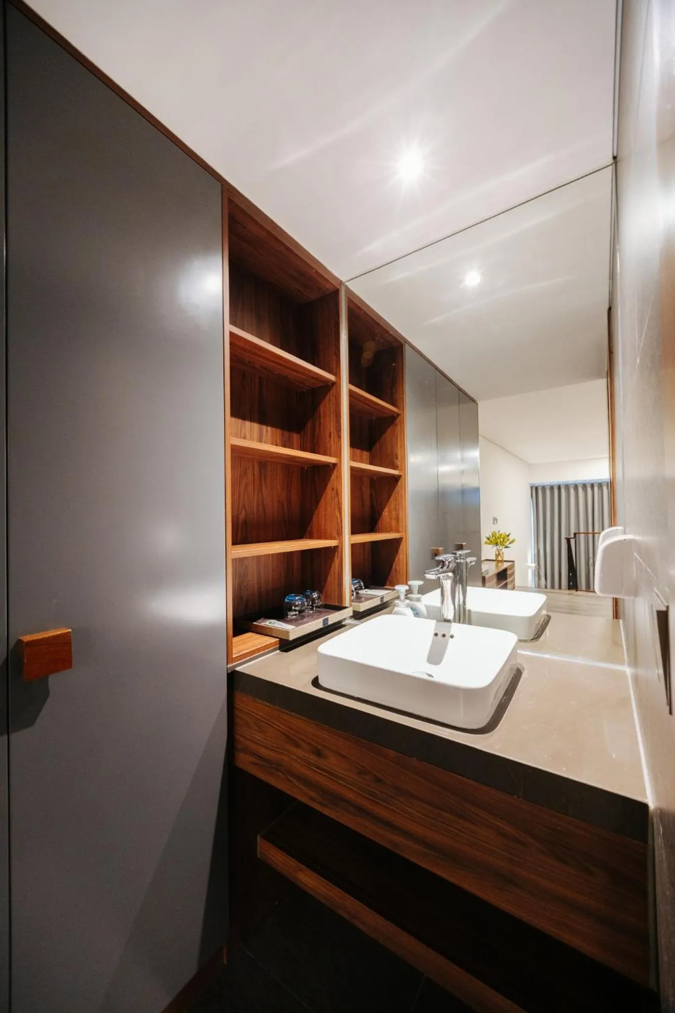 Bed in PentStudio Duplex Apartment