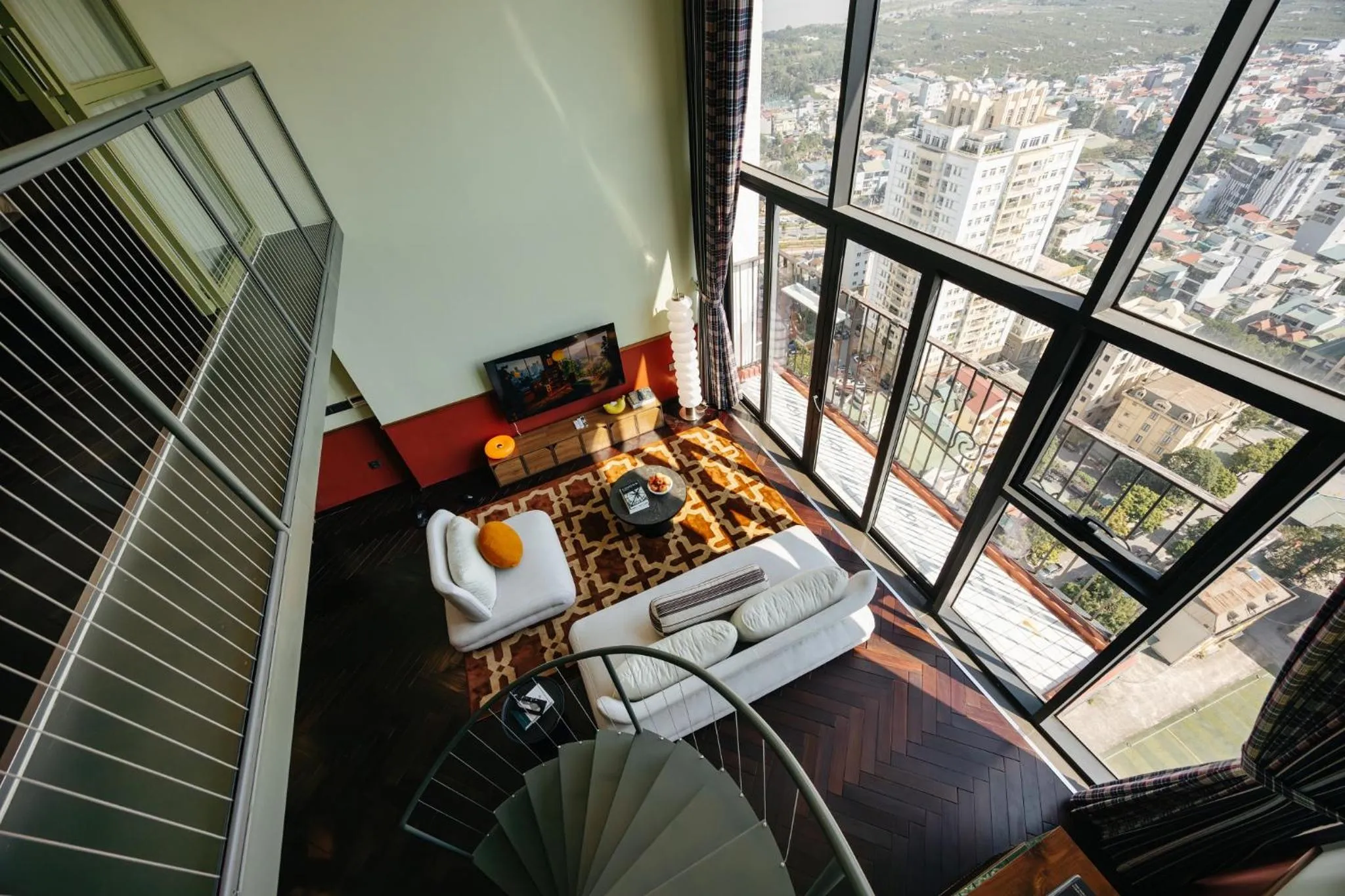 Bird's eye view in PentStudio Duplex Apartment