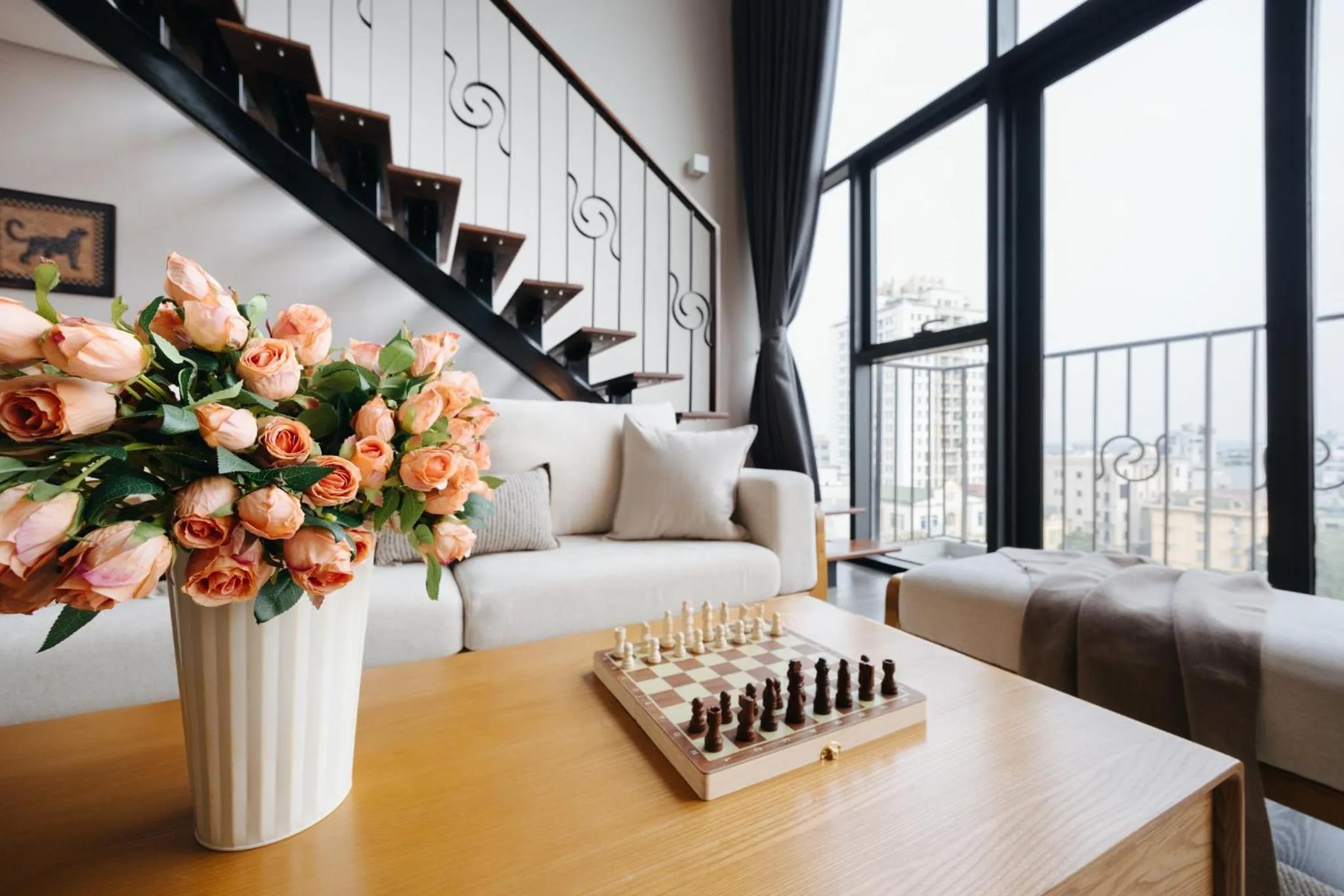 Living room in PentStudio Duplex Apartment