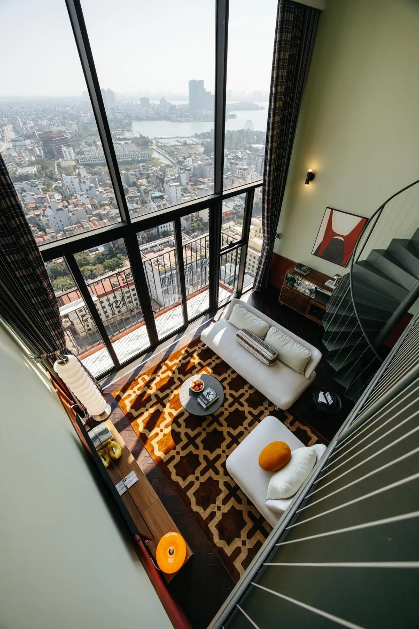 Bird's eye view in PentStudio Duplex Apartment