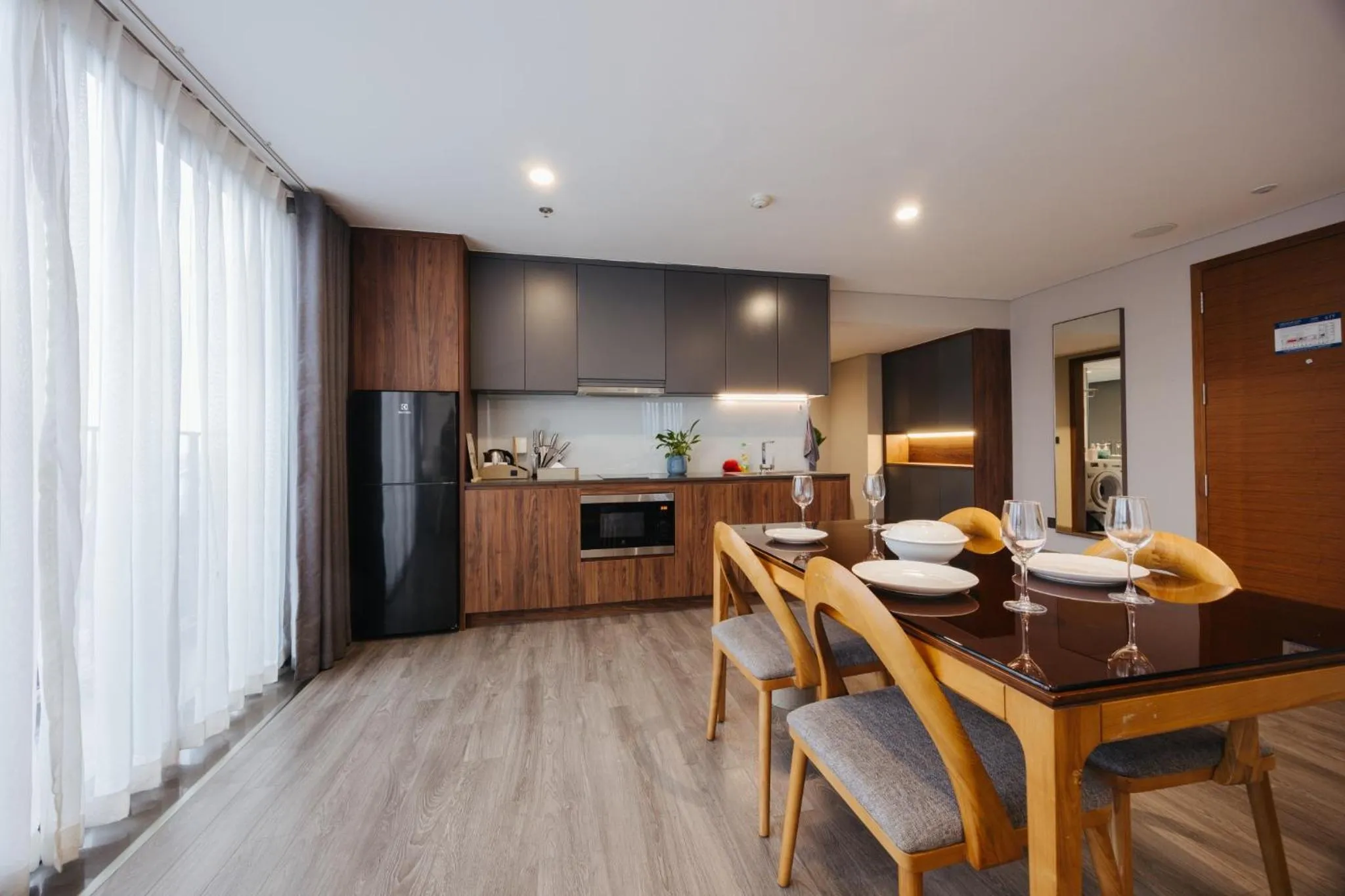 Kitchen or kitchenette in PentStudio Duplex Apartment