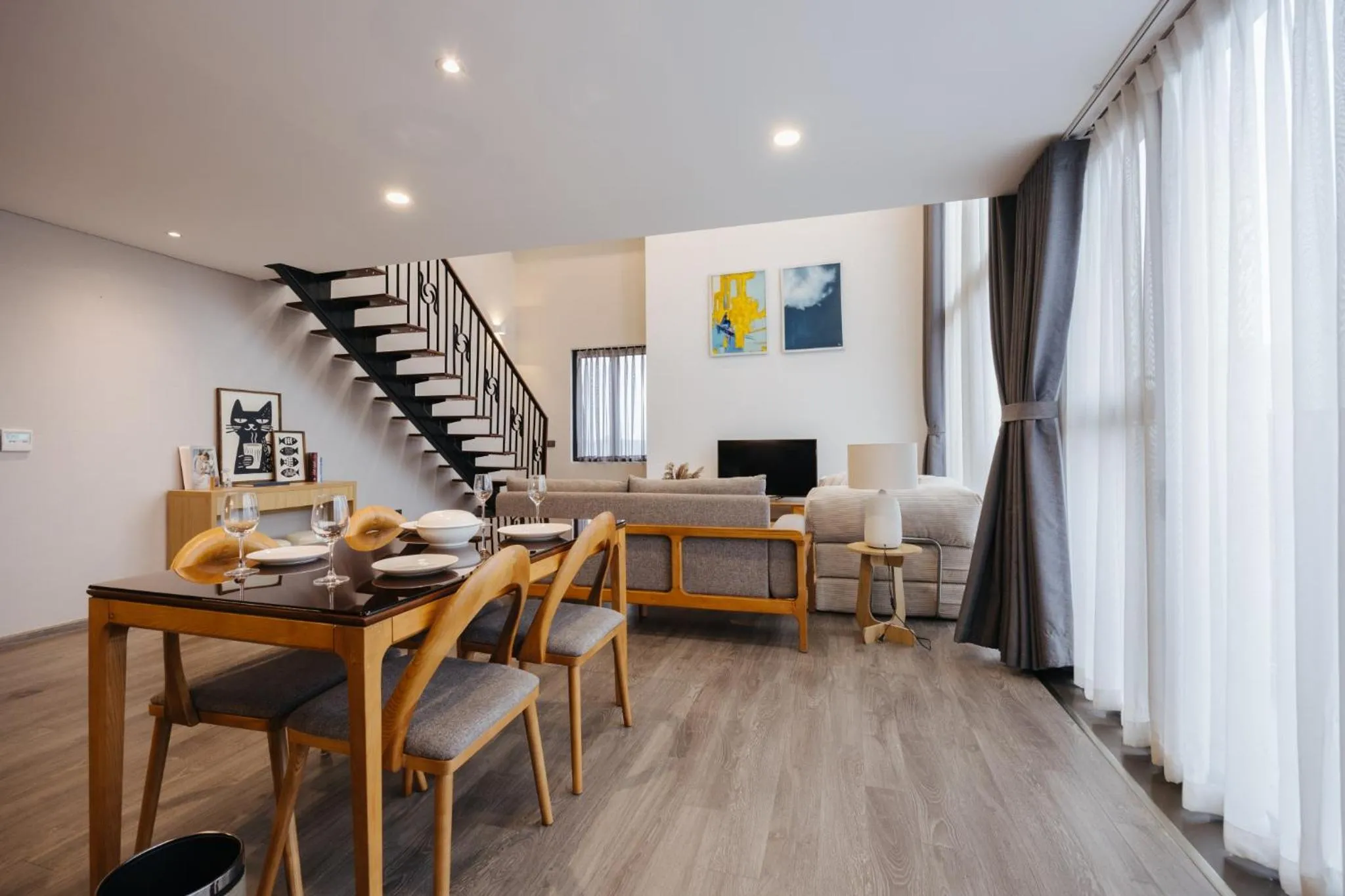 Living room in PentStudio Duplex Apartment