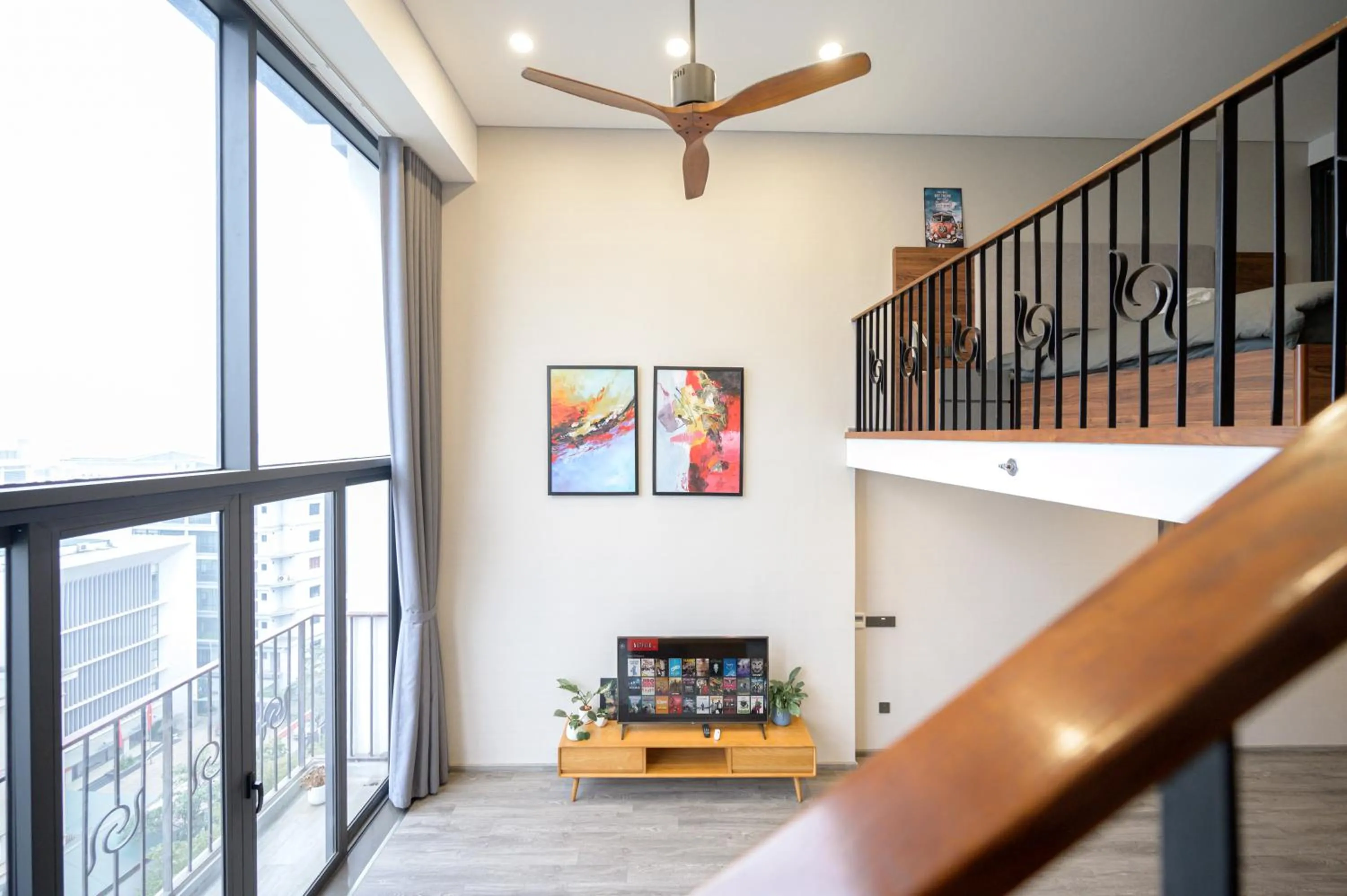 Living room in PentStudio Duplex Apartment