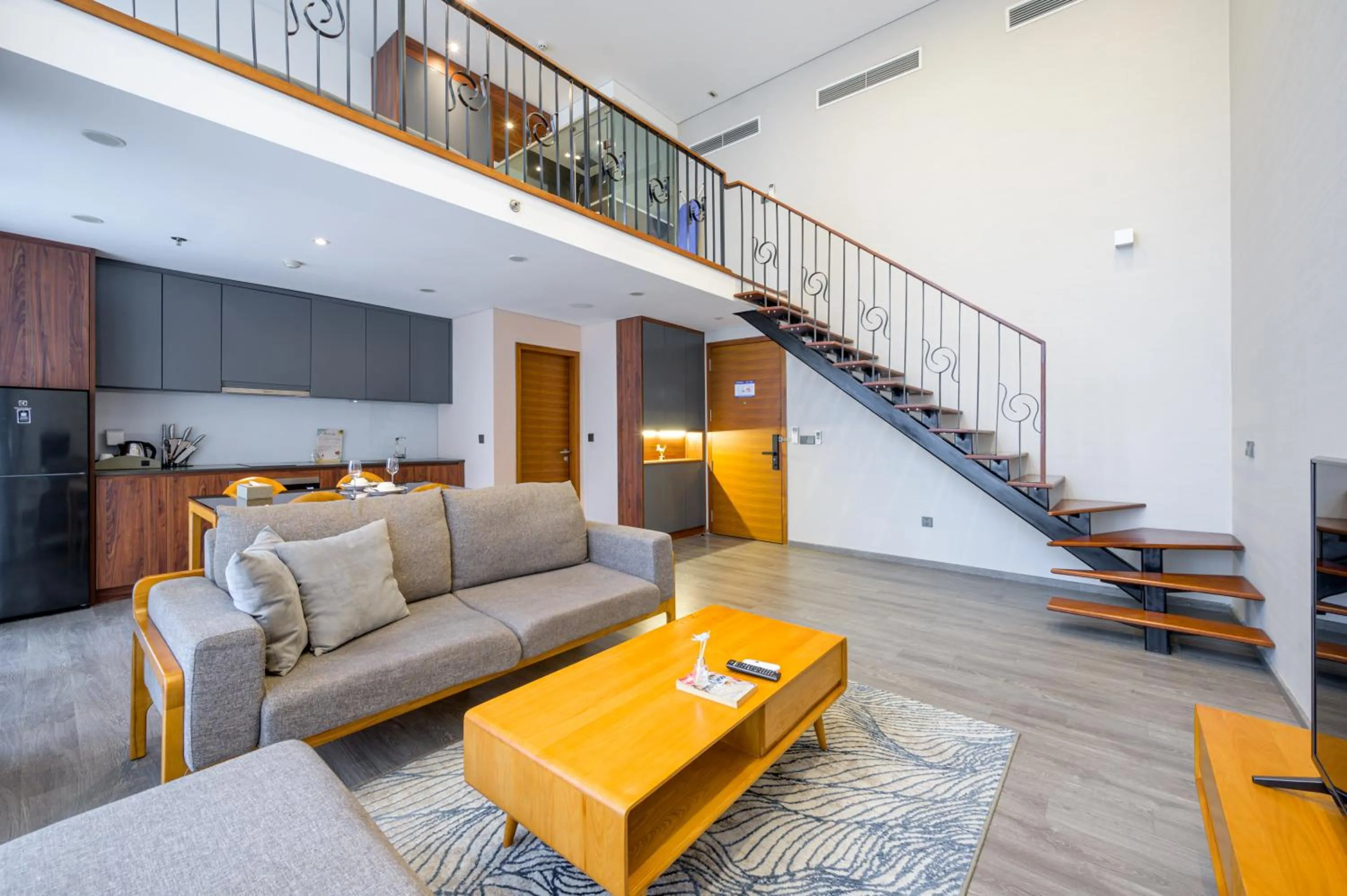 Living room in PentStudio Duplex Apartment