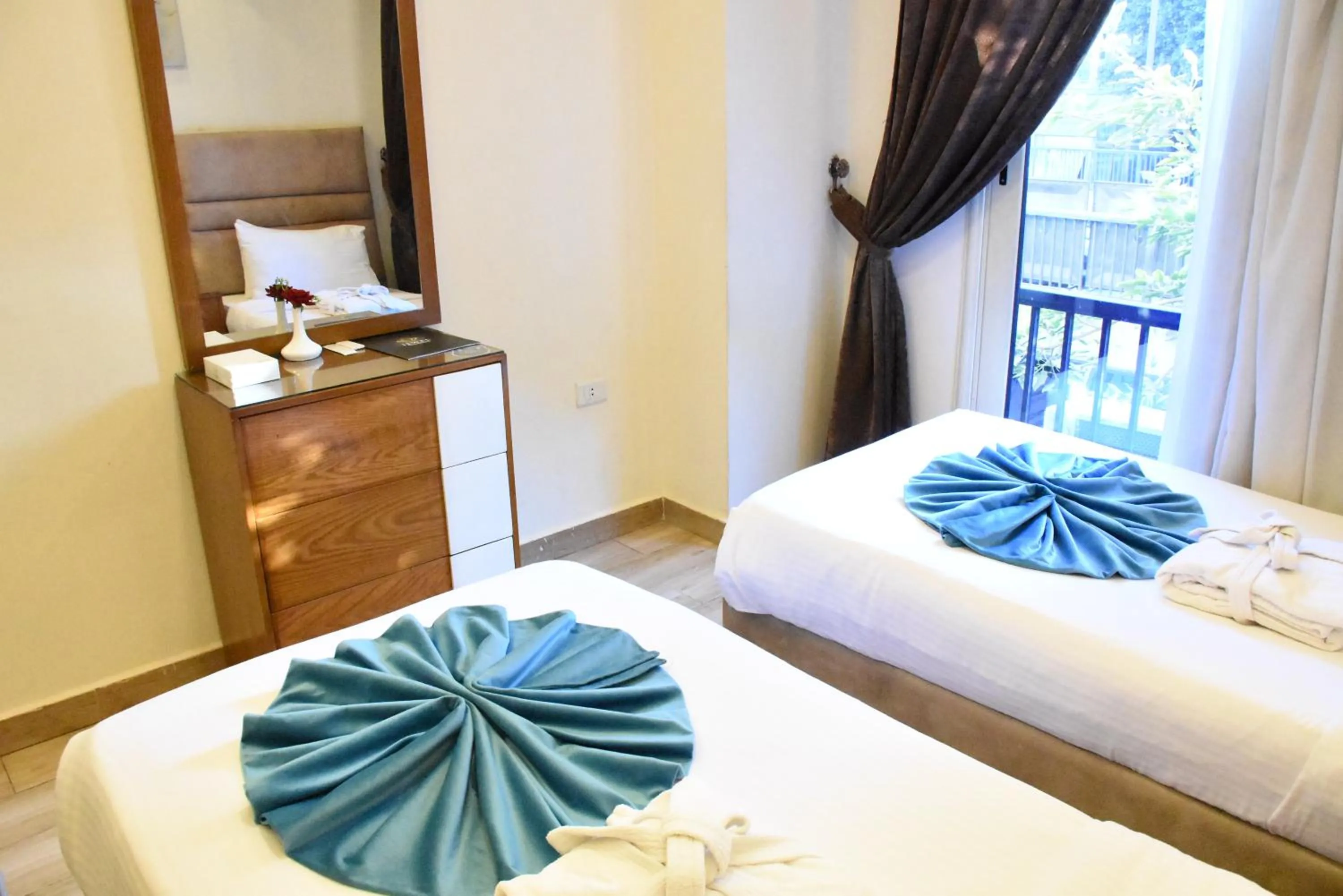 Bed in Jewel Zamalek Hotel