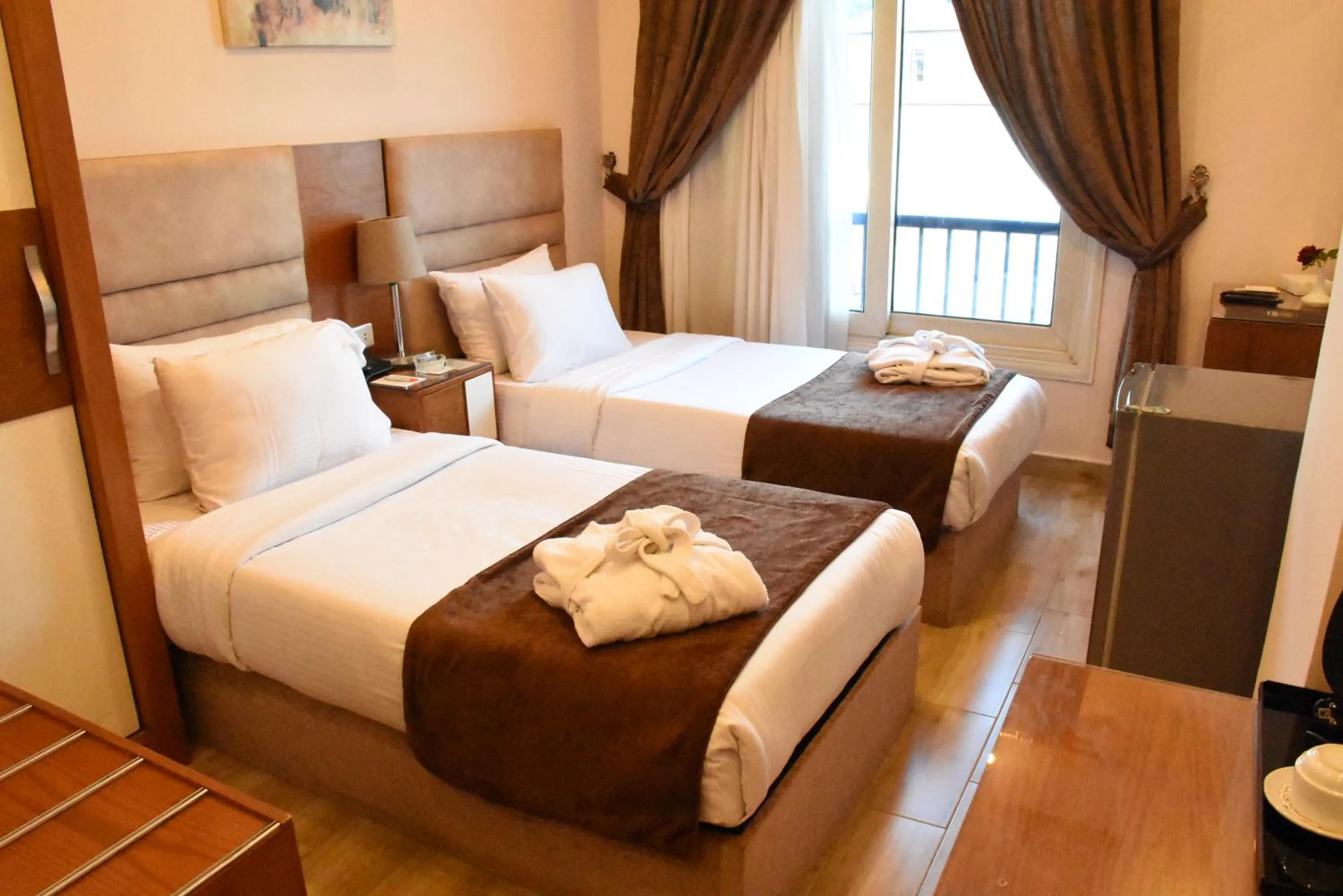 Bed in Jewel Zamalek Hotel