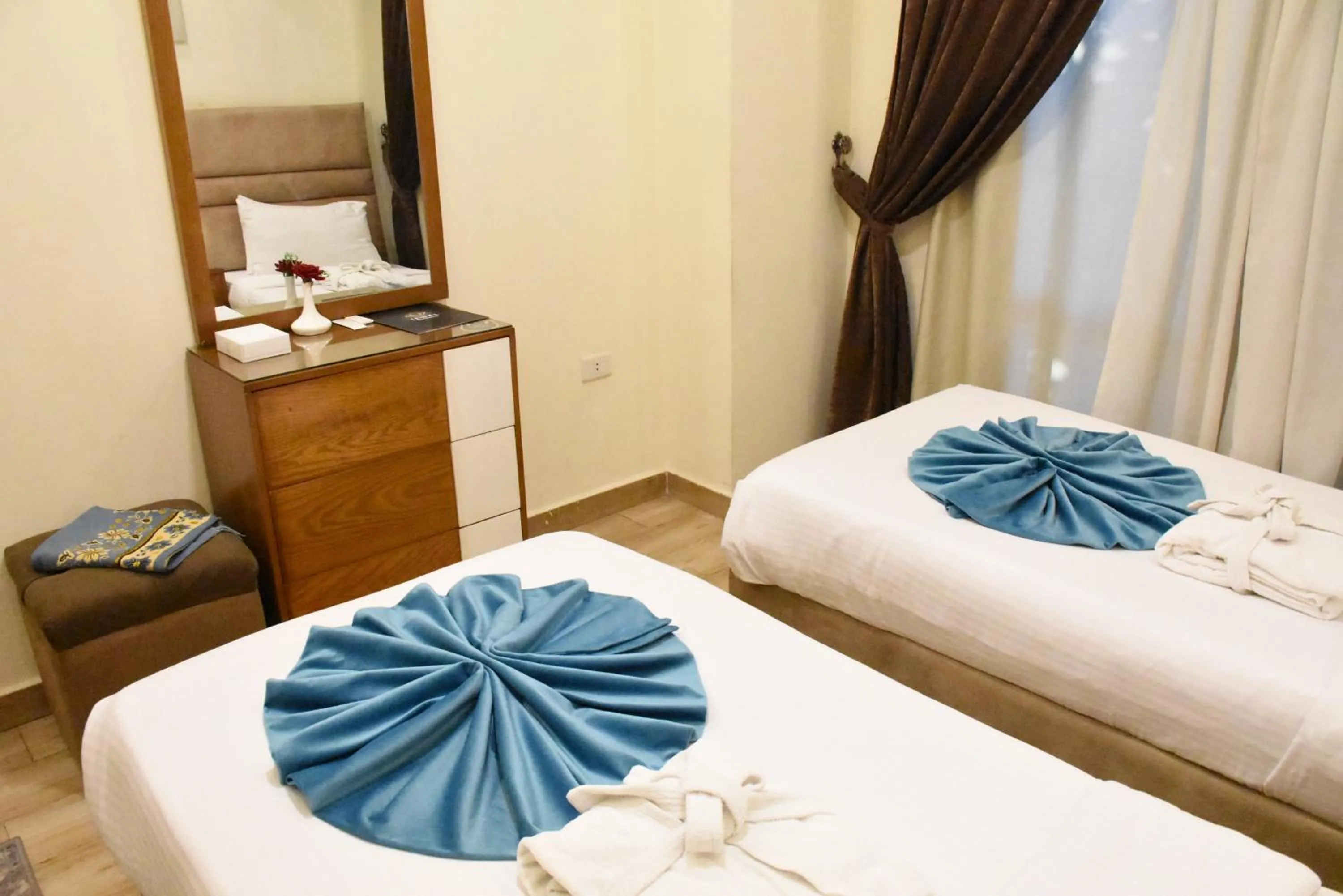 Bed in Jewel Zamalek Hotel