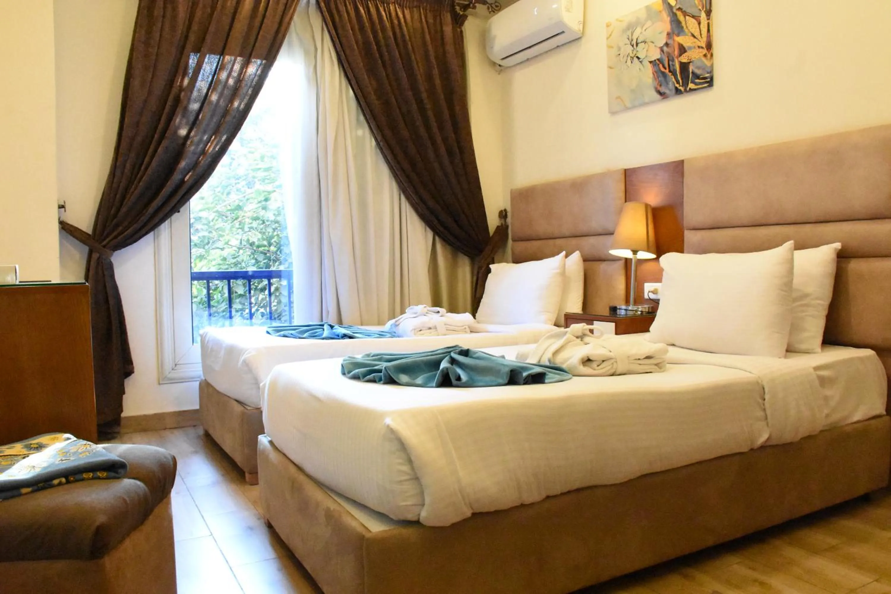 Bed in Jewel Zamalek Hotel