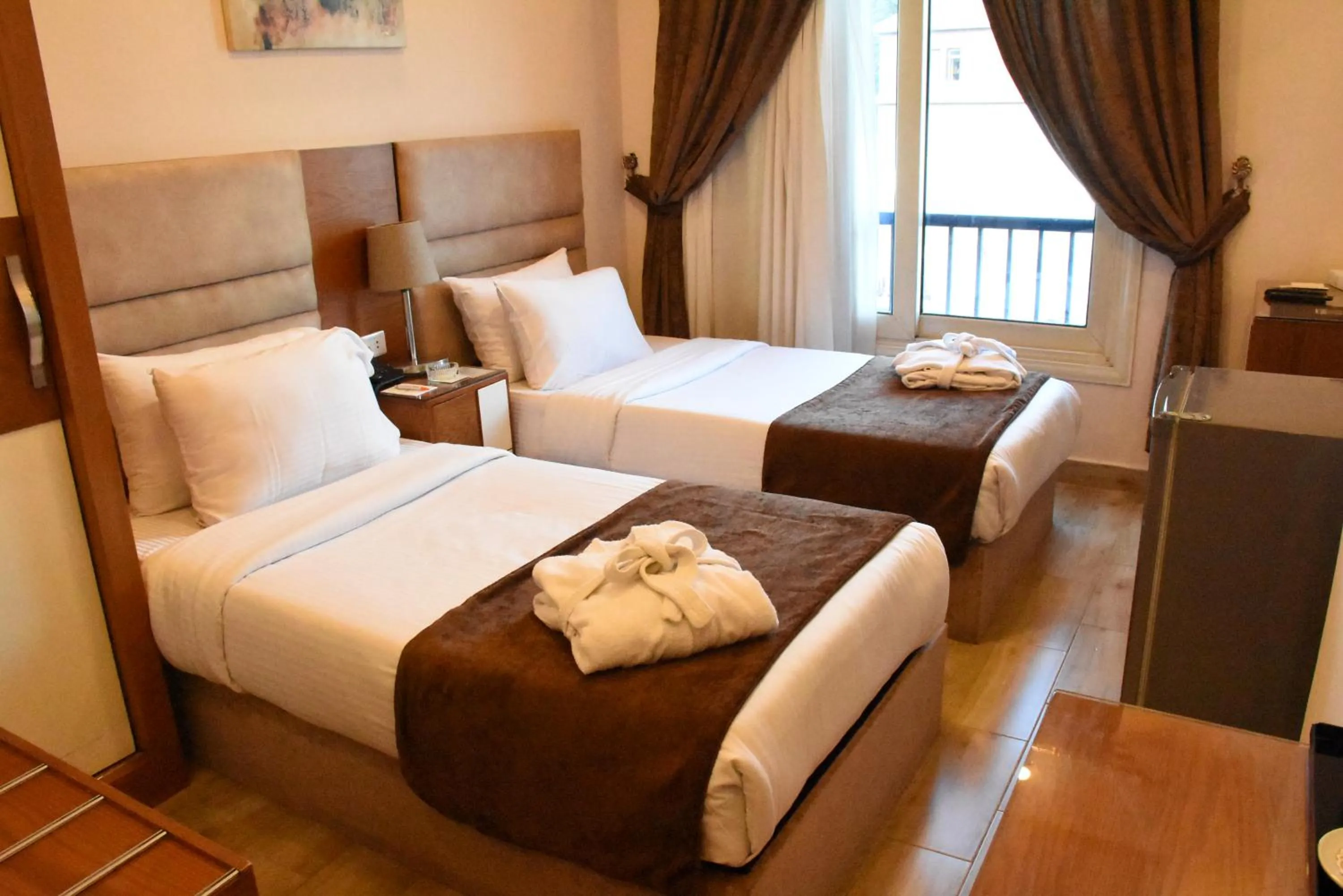 Bed in Jewel Zamalek Hotel