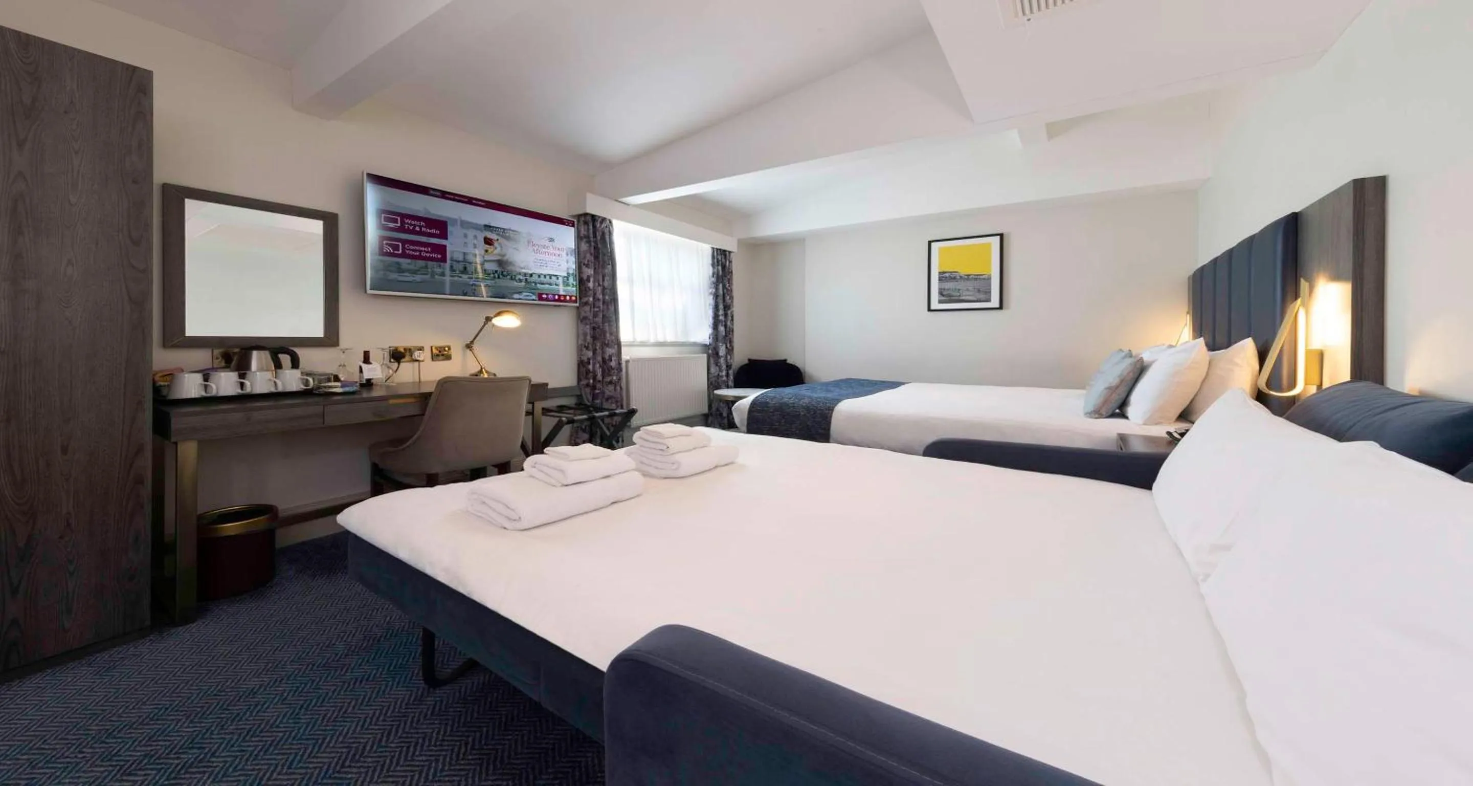 Bedroom, Bed in Best Western Premier Dover Marina Hotel & Spa