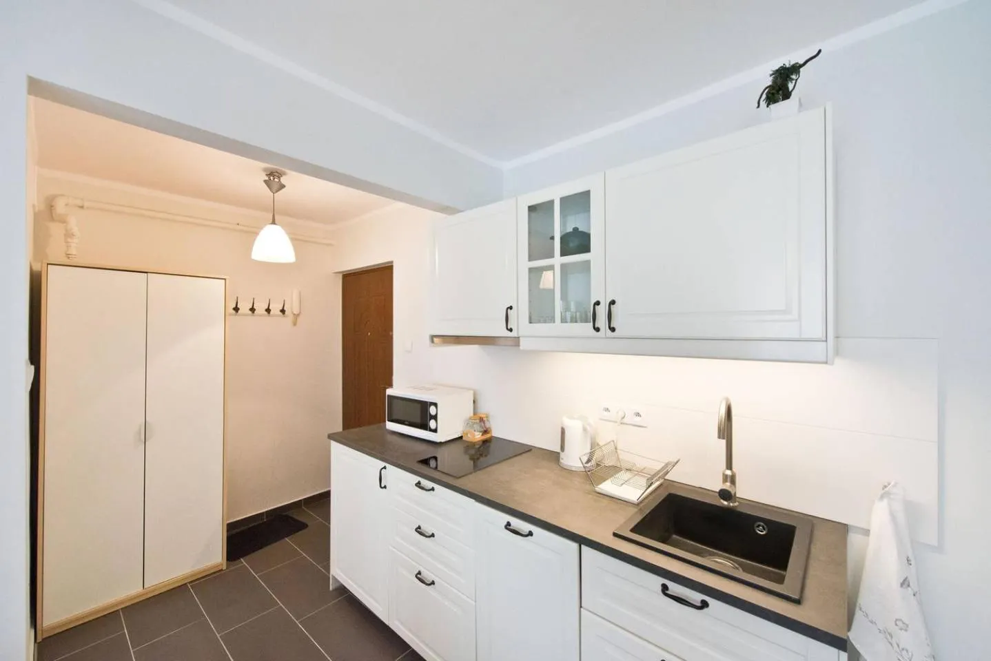 Kitchen or kitchenette in River Side Apartment Old Town