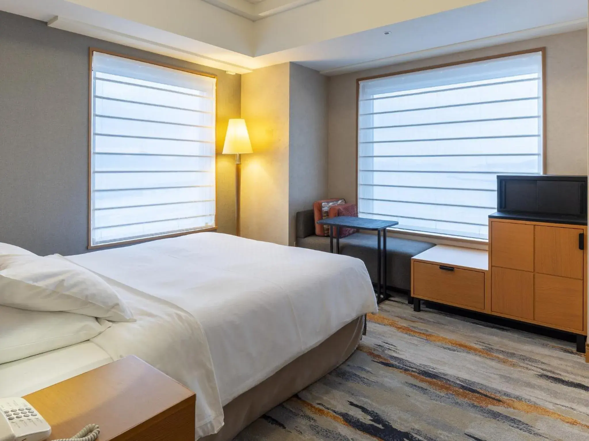 Bed in JR Hotel Clement Takamatsu Bed in JR Hotel Clement Takamatsu