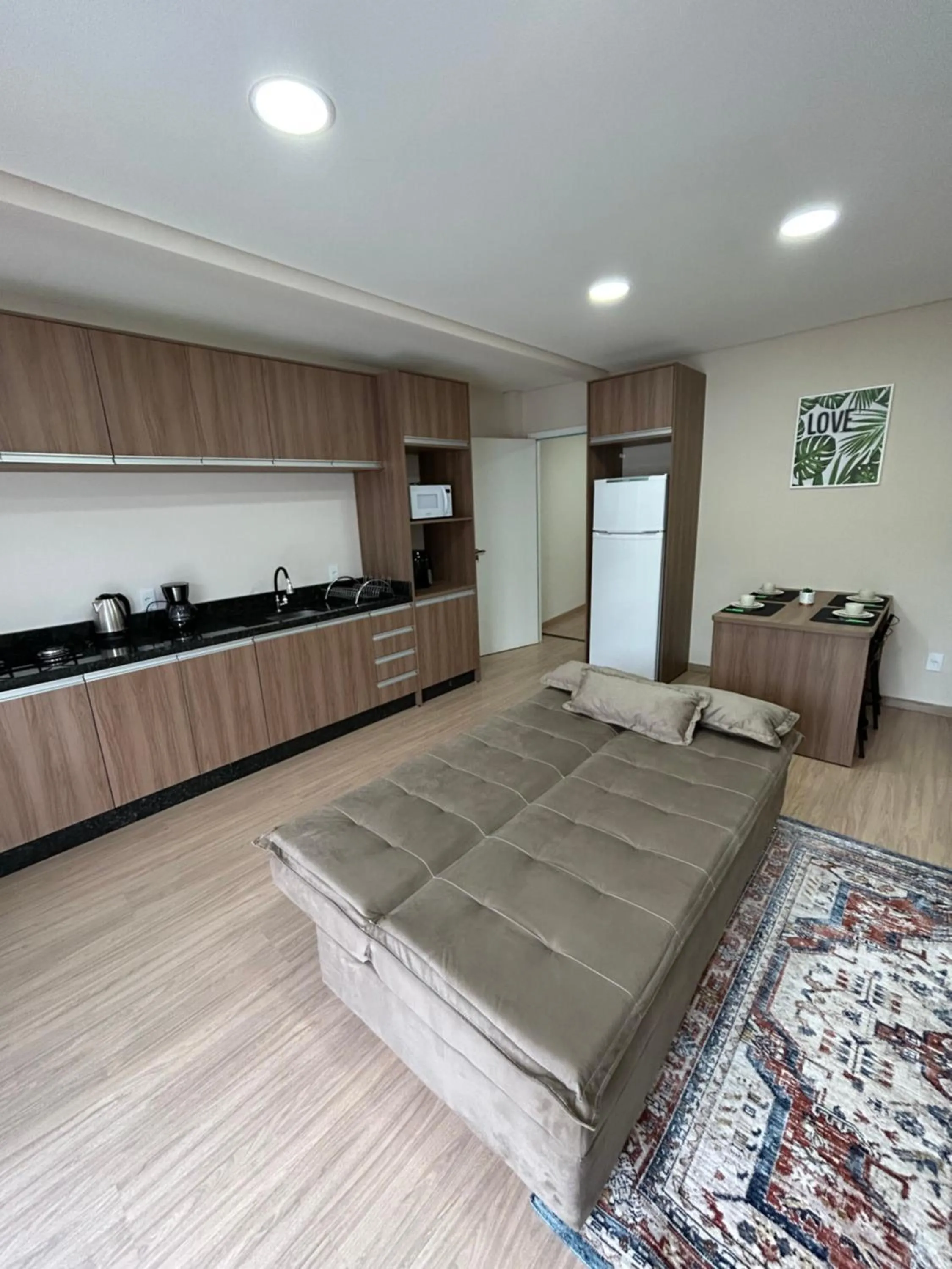 Kitchen or kitchenette, Bed in Kitnet 5