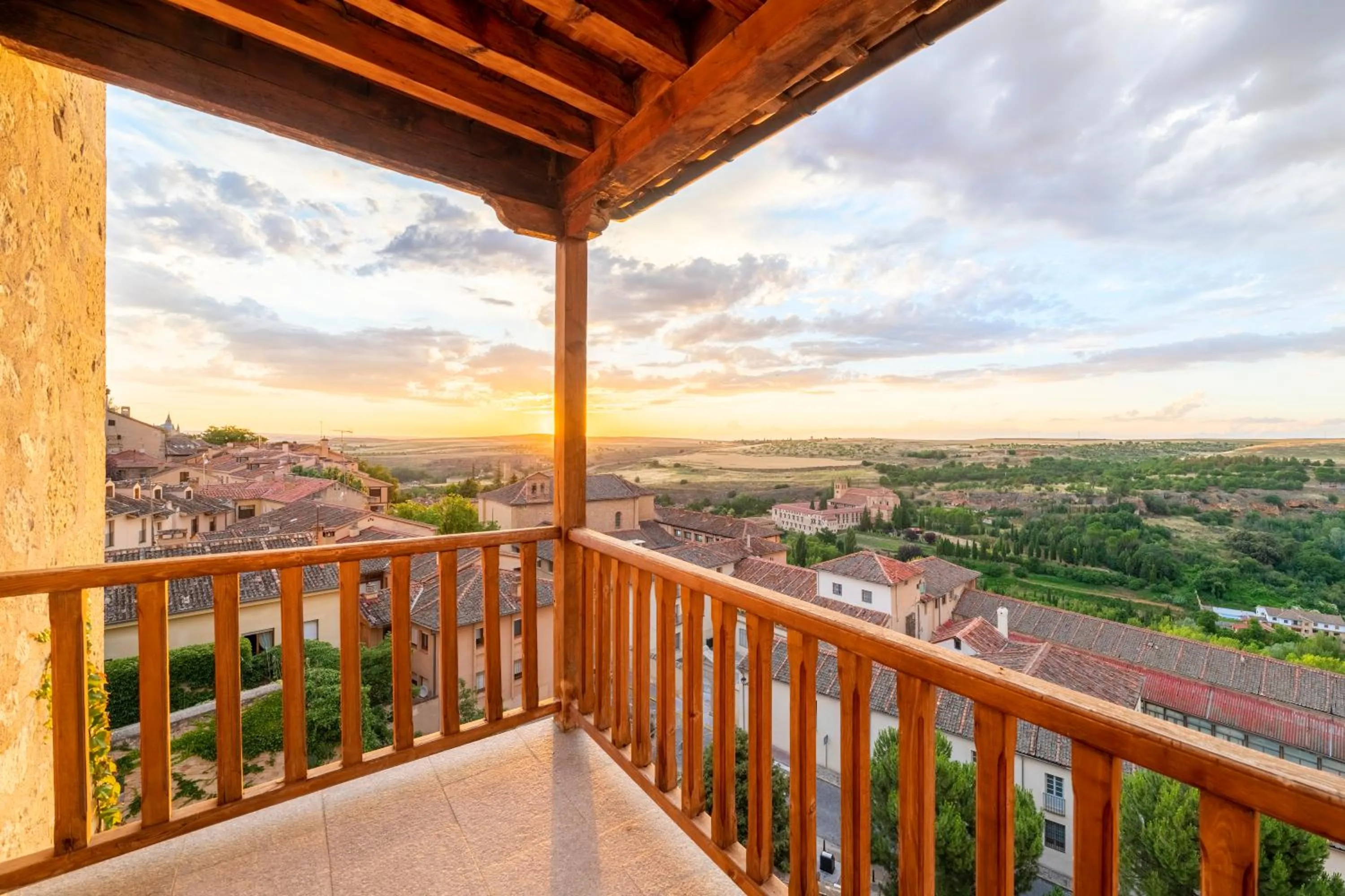 Balcony/Terrace in Áurea Convento Capuchinos by Eurostars Hotel Company