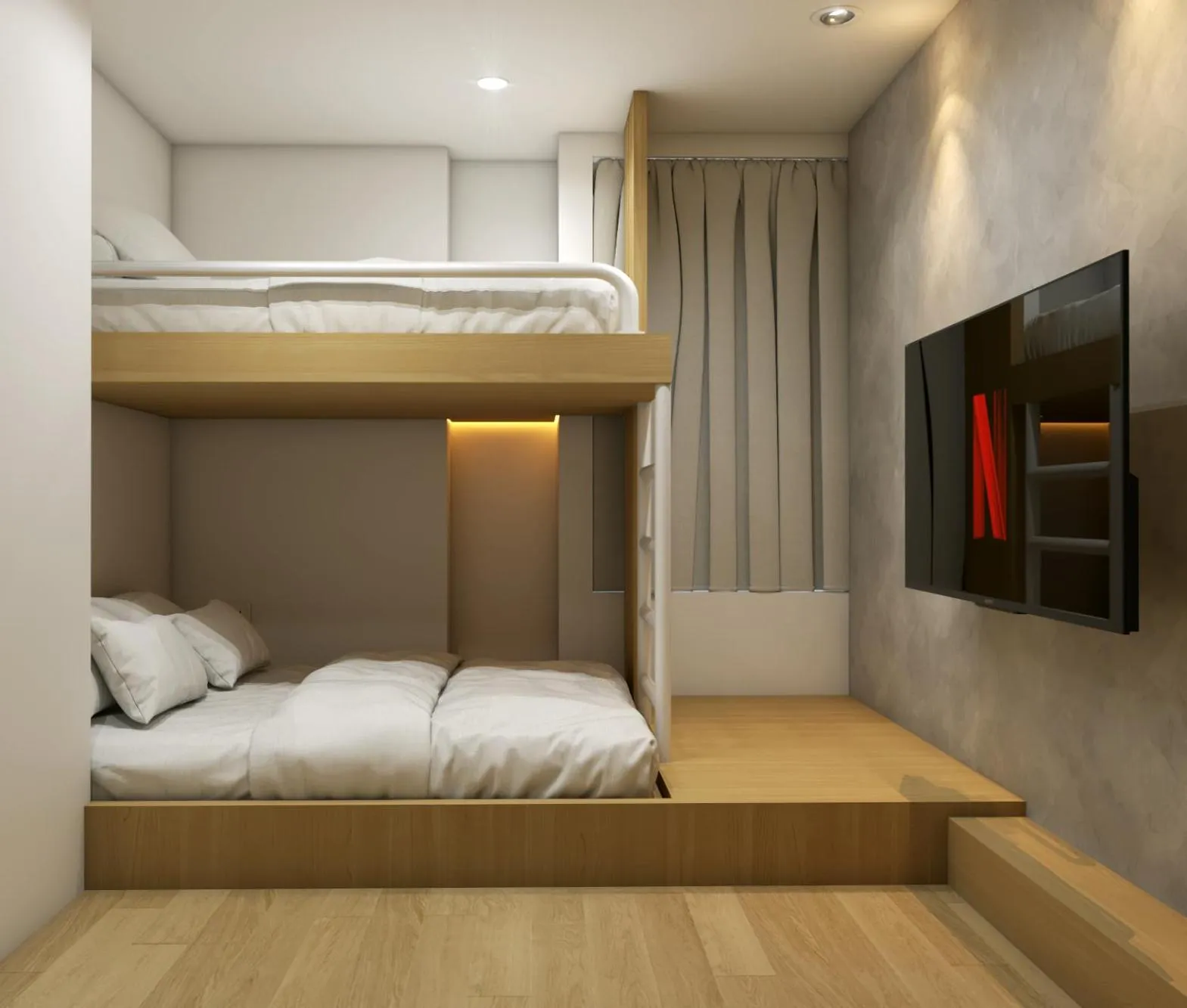 Bed in Double H Boutique Hotel