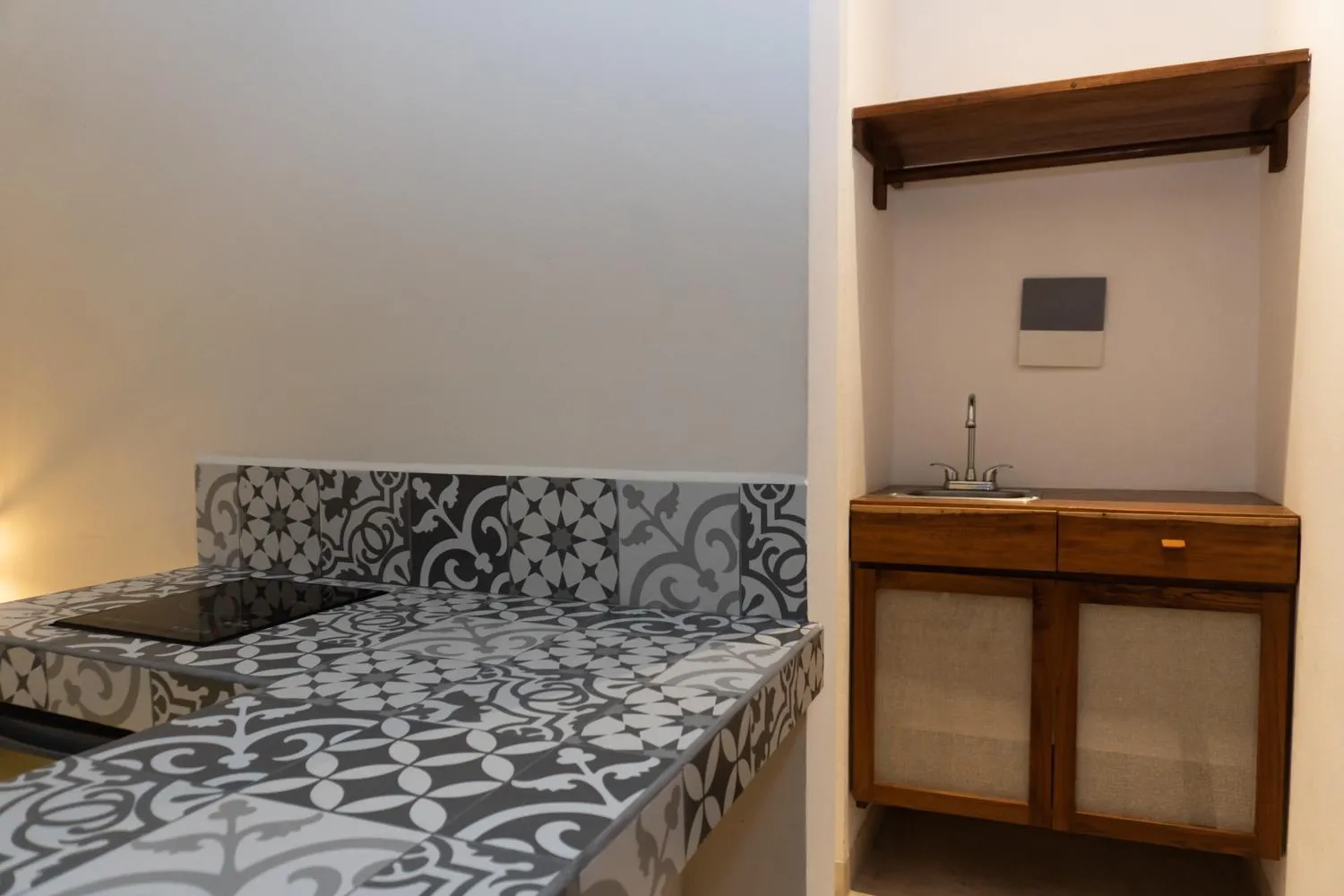 kitchen, Bed in Kanté Hotel - Downtown Tulum