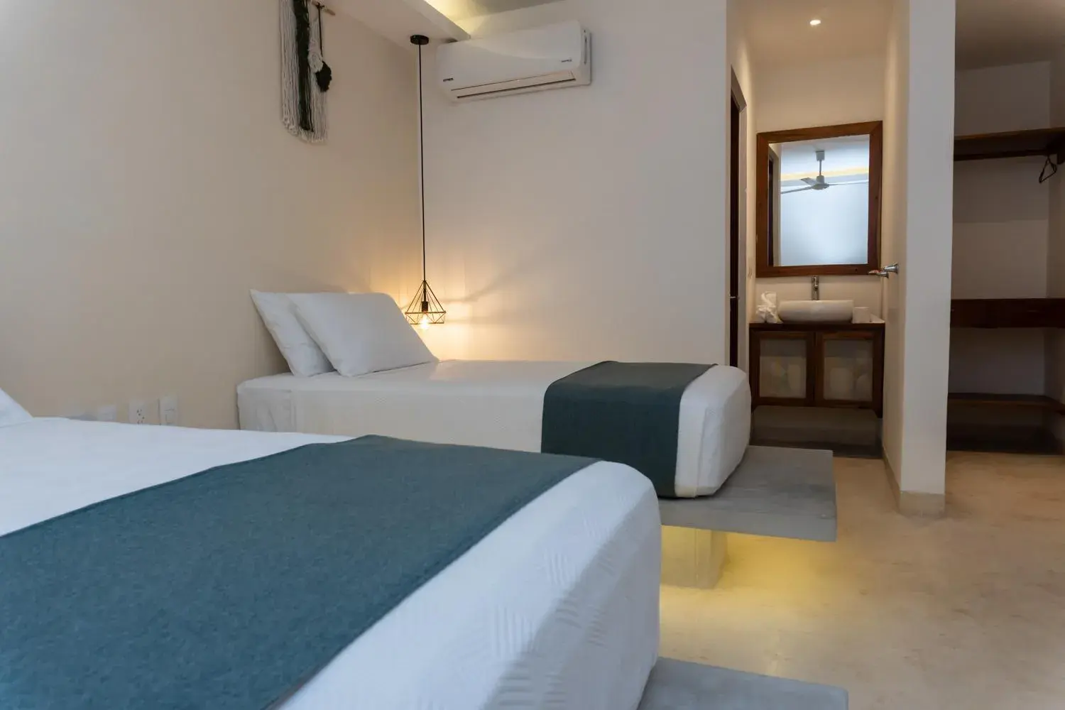 Bed in Kanté Hotel - Downtown Tulum Bed in Kanté Hotel - Downtown Tulum