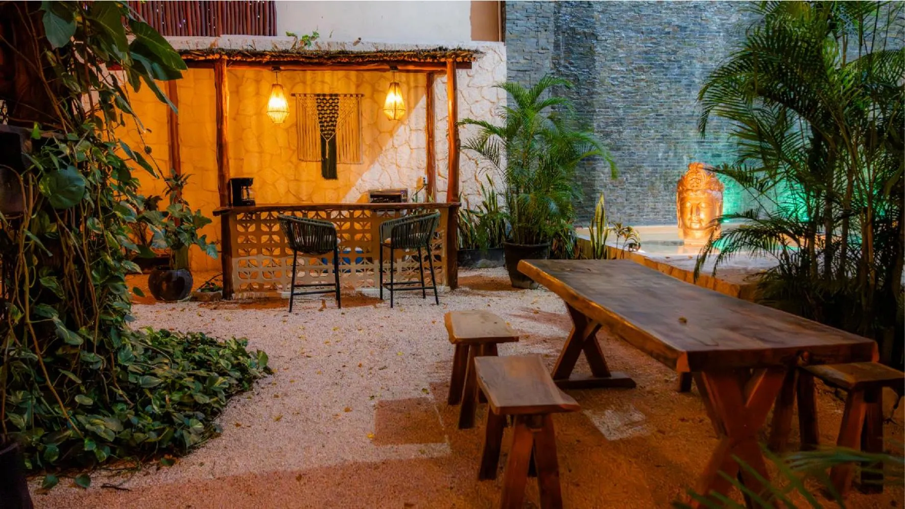 Patio in Kanté Hotel - Downtown Tulum