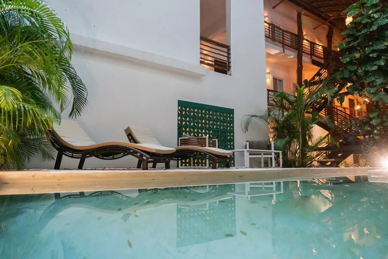 Swimming pool in Kanté Hotel - Downtown Tulum